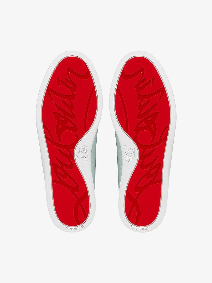 Christian Louboutin o1s1wg110425 Varsiboat Flat in Iceberg Size US 13 / EU 46 - 5 Thumbnail
