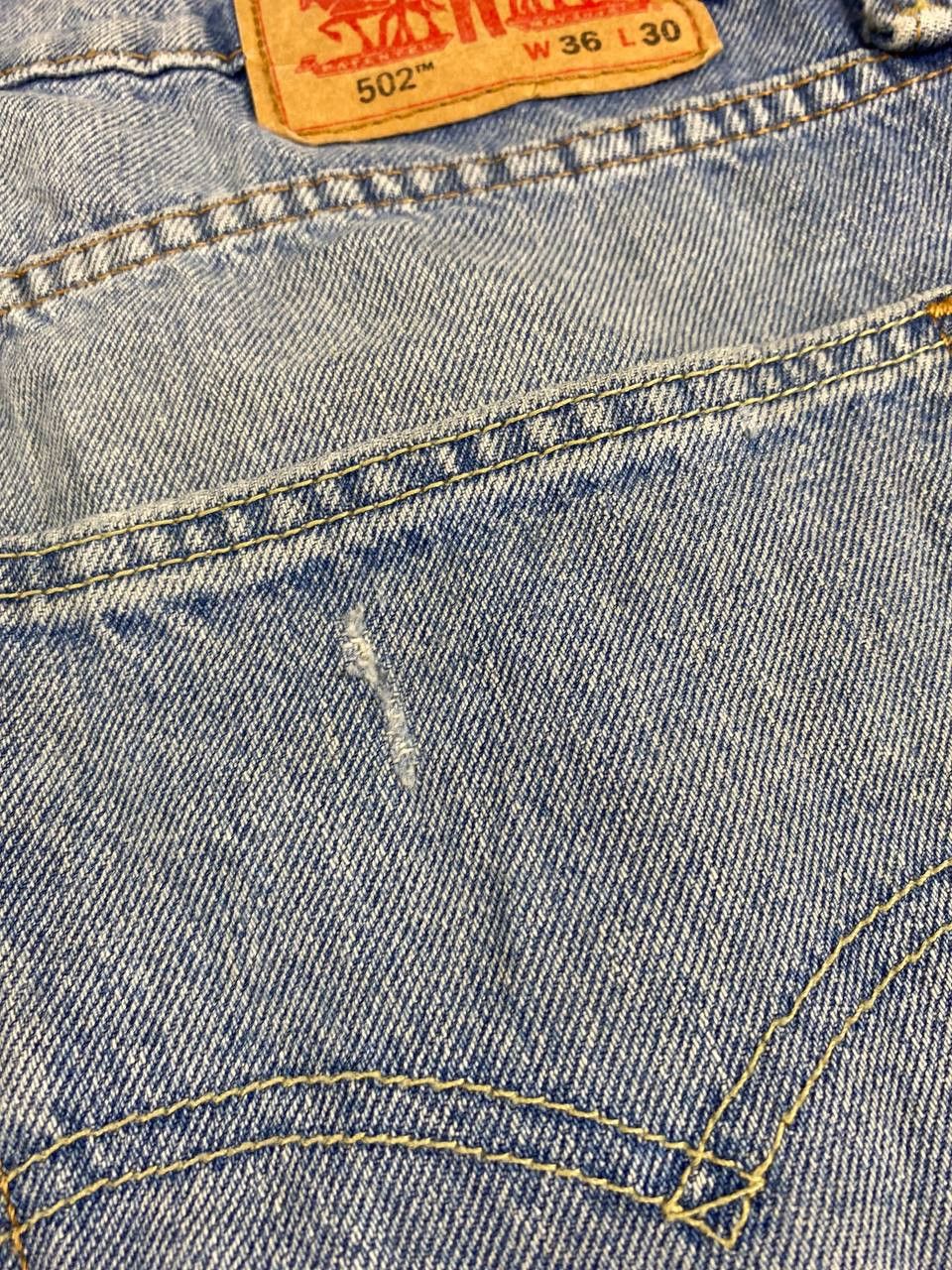 Levi's levis 502 distressed denim nice design Size US 39 - 6 Thumbnail