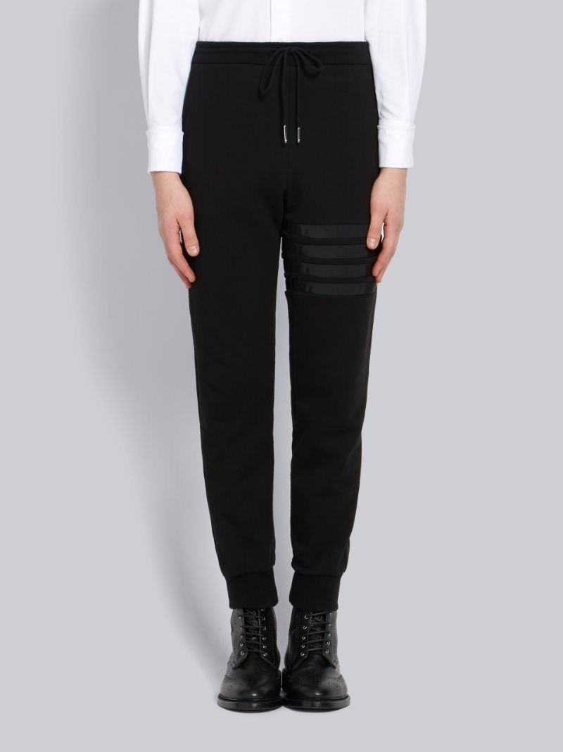 Thom Browne TB - Grosgrain Trimmed 4 Bar Loopback Jersey Sweatpants Size US 30 / EU 46 - 18 Thumbnail