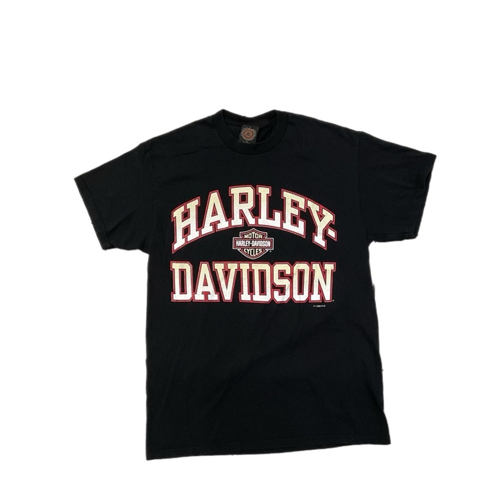 Harley Davidson Vintage 90s Harley-Davidson Rare Logo T-Shirt Size US L / EU 52-54 / 3 - 1 Thumbnail