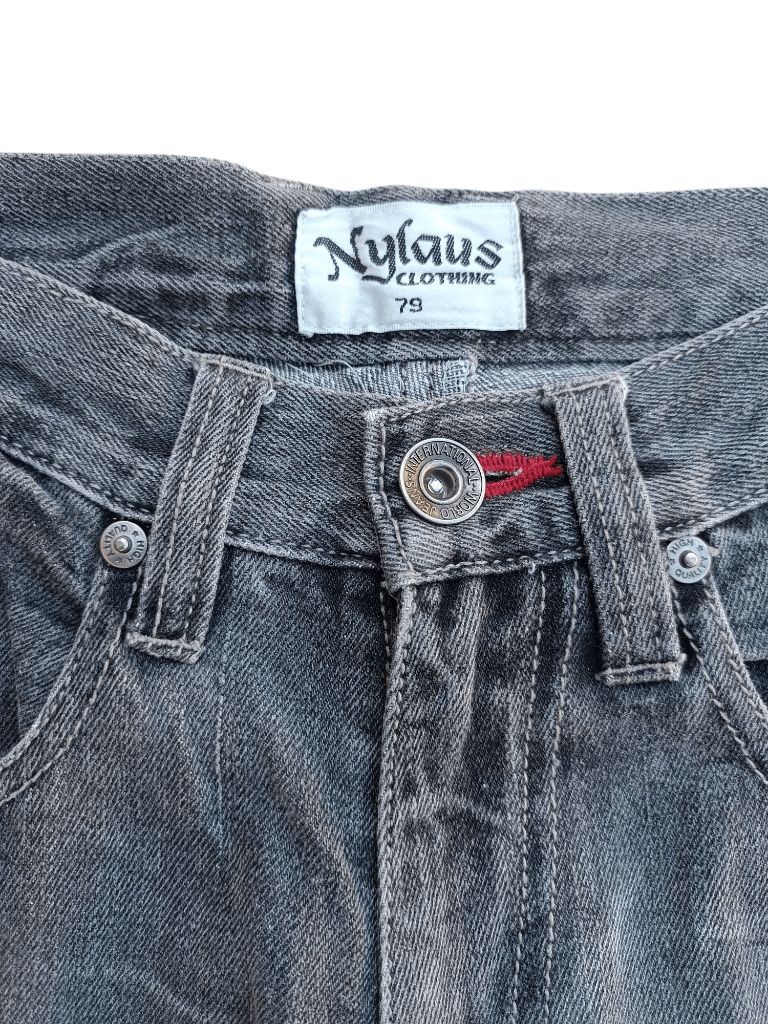 Designer × Japanese Brand Japan NYLAUS CLOTHING Thunder Faded Style Denim E270 Size US 30 / EU 46 - 9 Thumbnail