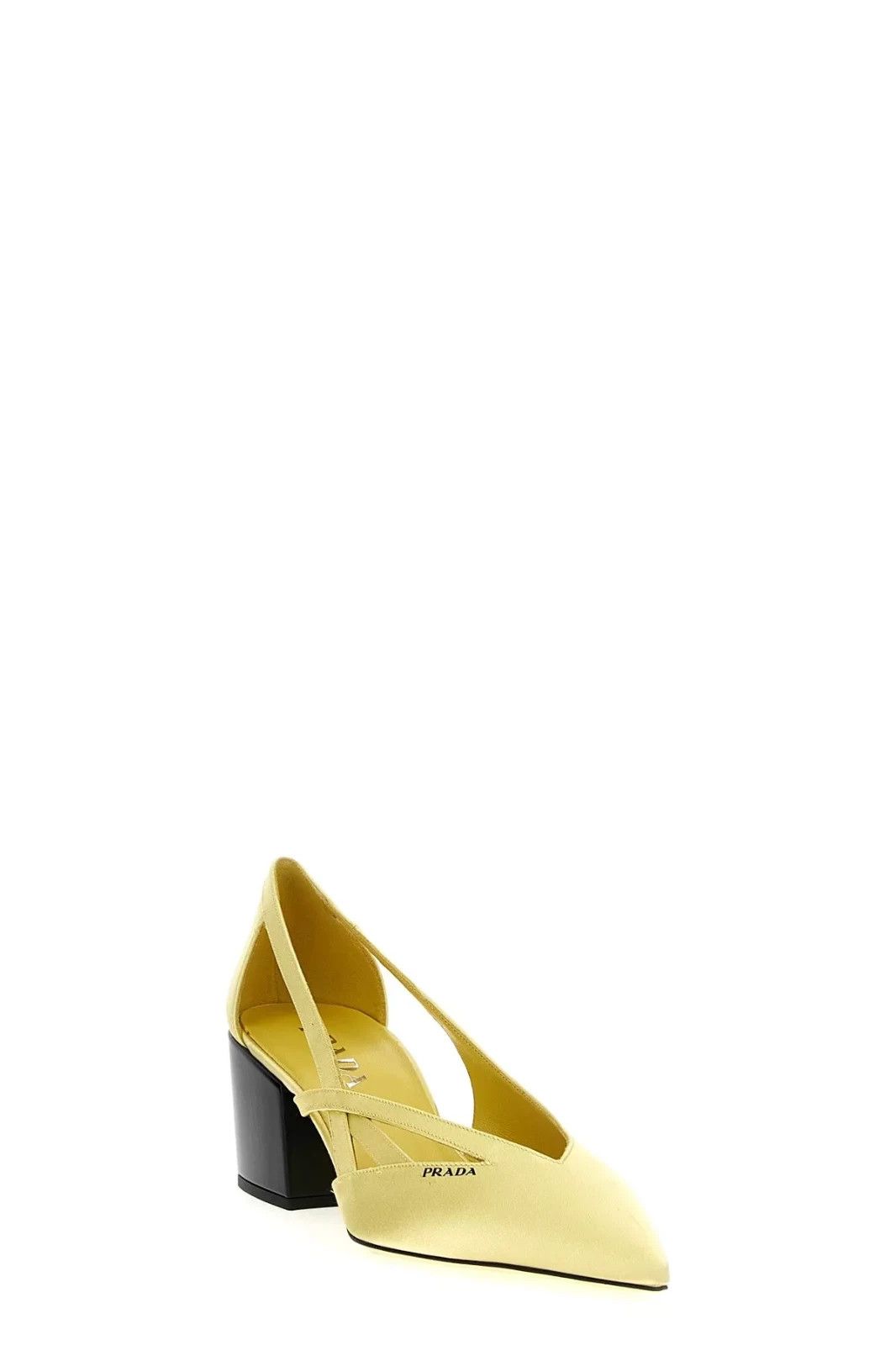 Prada PRADA Cut-Out Yellow Pumps New And Authentic Size US 6.5 / IT 36.5 - 2 Thumbnail