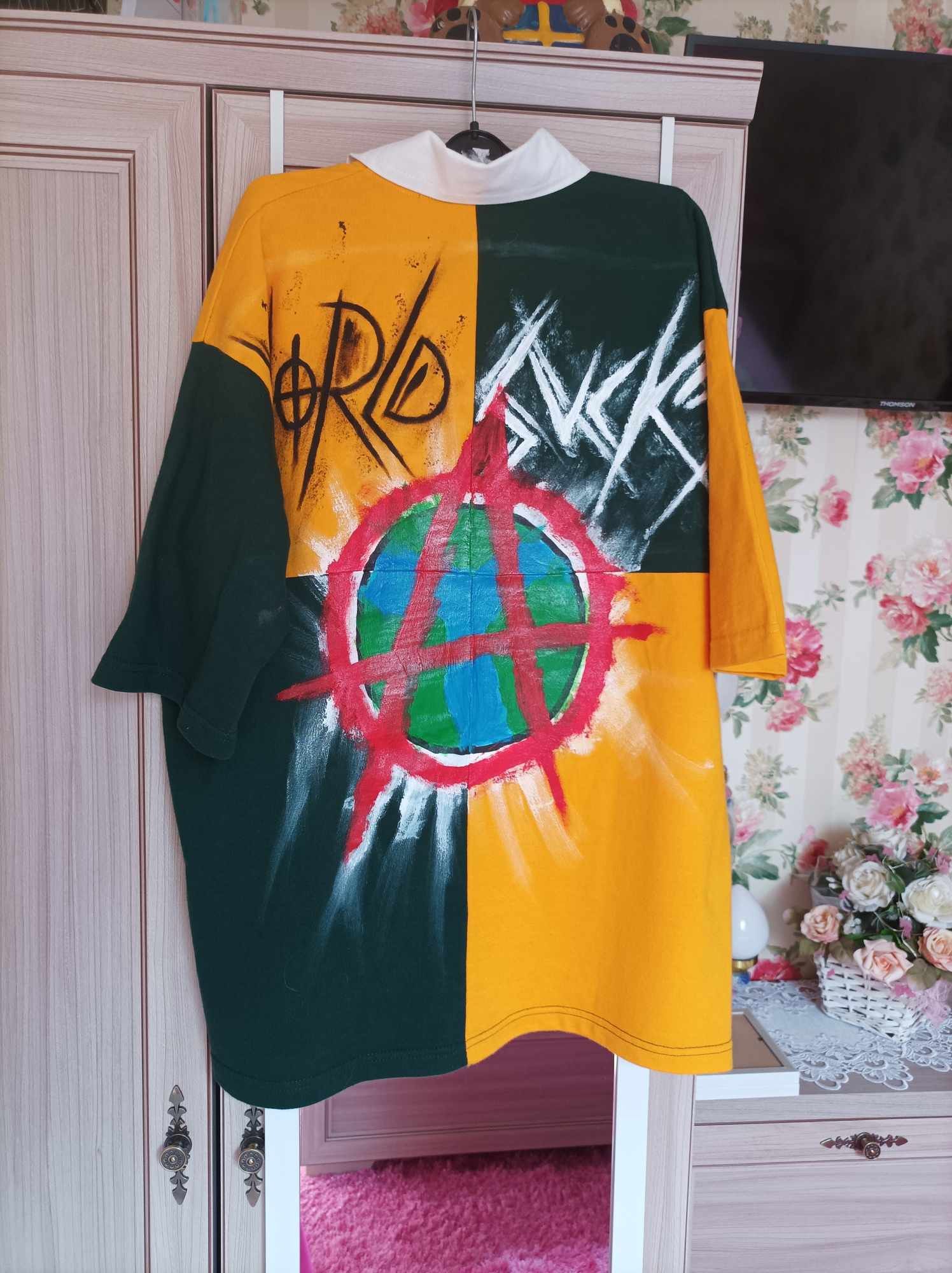 Other Custom Polo ACAB World Sucks Size US XL / EU 56 / 4 - 1 Thumbnail