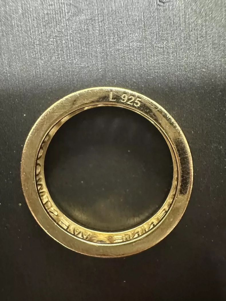 Vivienne Westwood Vivienne Westwood Saturn openwork alphabet ring Size ONE SIZE - 4 Thumbnail