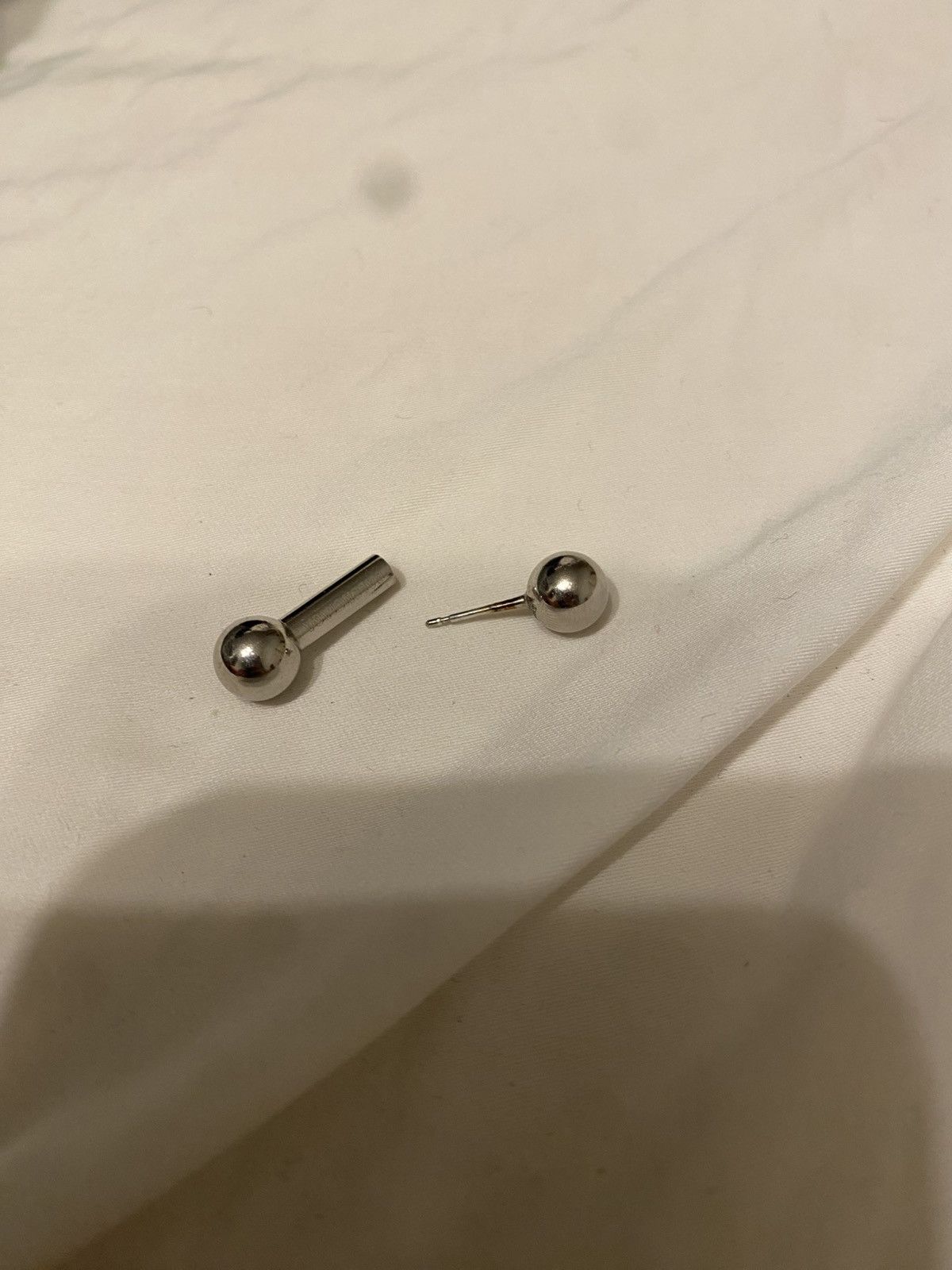 Balenciaga 📍Balenciaga 925 silver single earring Demna era Size ONE SIZE - 5 Thumbnail