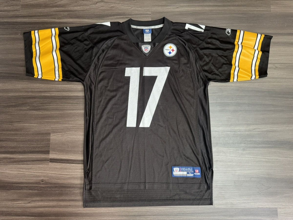 Reebok Reebok Mike Wallace #17 Pittsburgh Steelers NFL Home Jersey Size US L / EU 52-54 / 3 - 1 Thumbnail