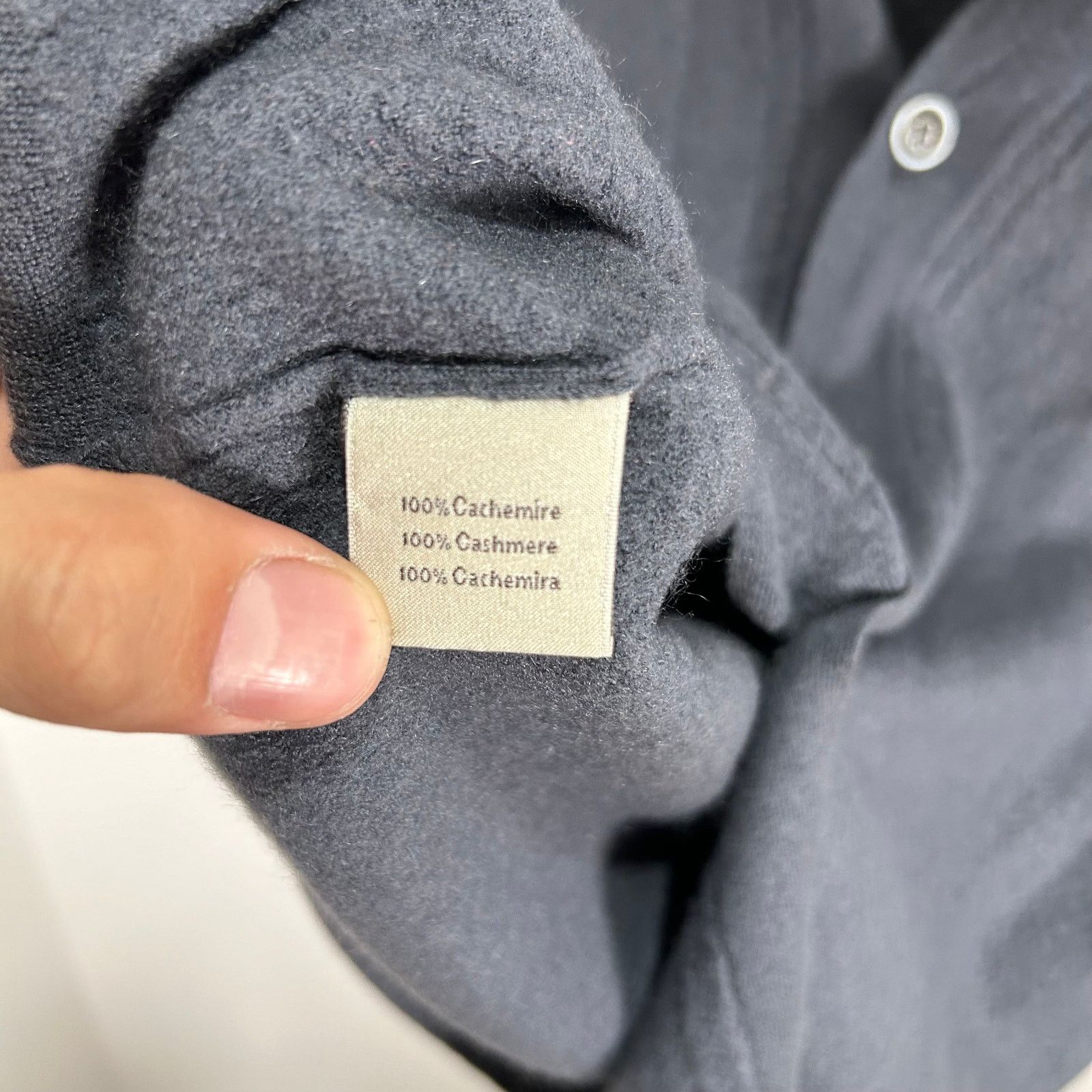 Hermes Hermes Grey Cashmere Button-Up Sweater Size S Size S / US 4 / IT 40 - 5 Thumbnail