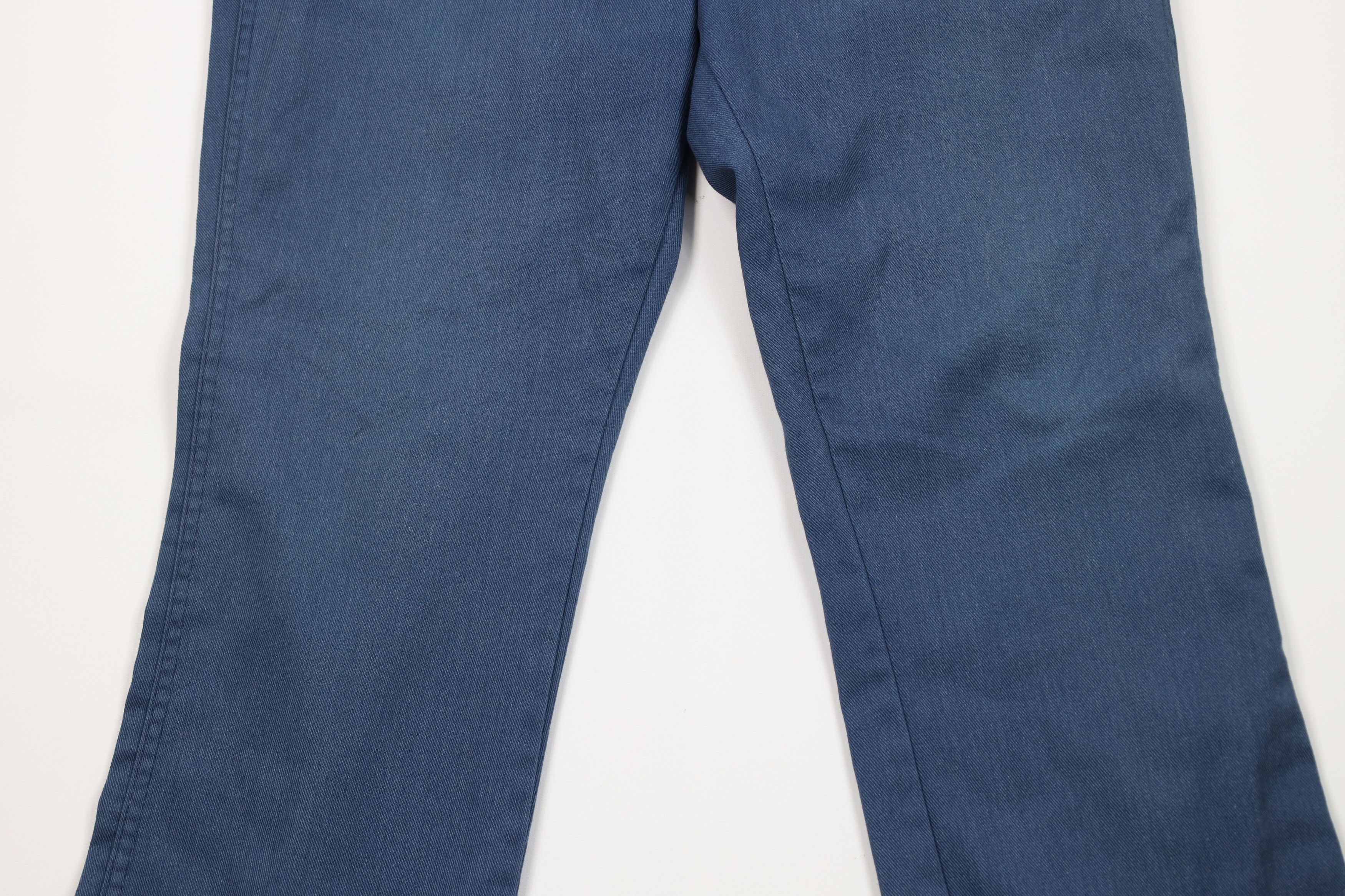 Dickies Vintage 70s Dickies Workwear Flared Wide Leg Pants Blue USA Size US 36 / EU 52 - 3 Thumbnail