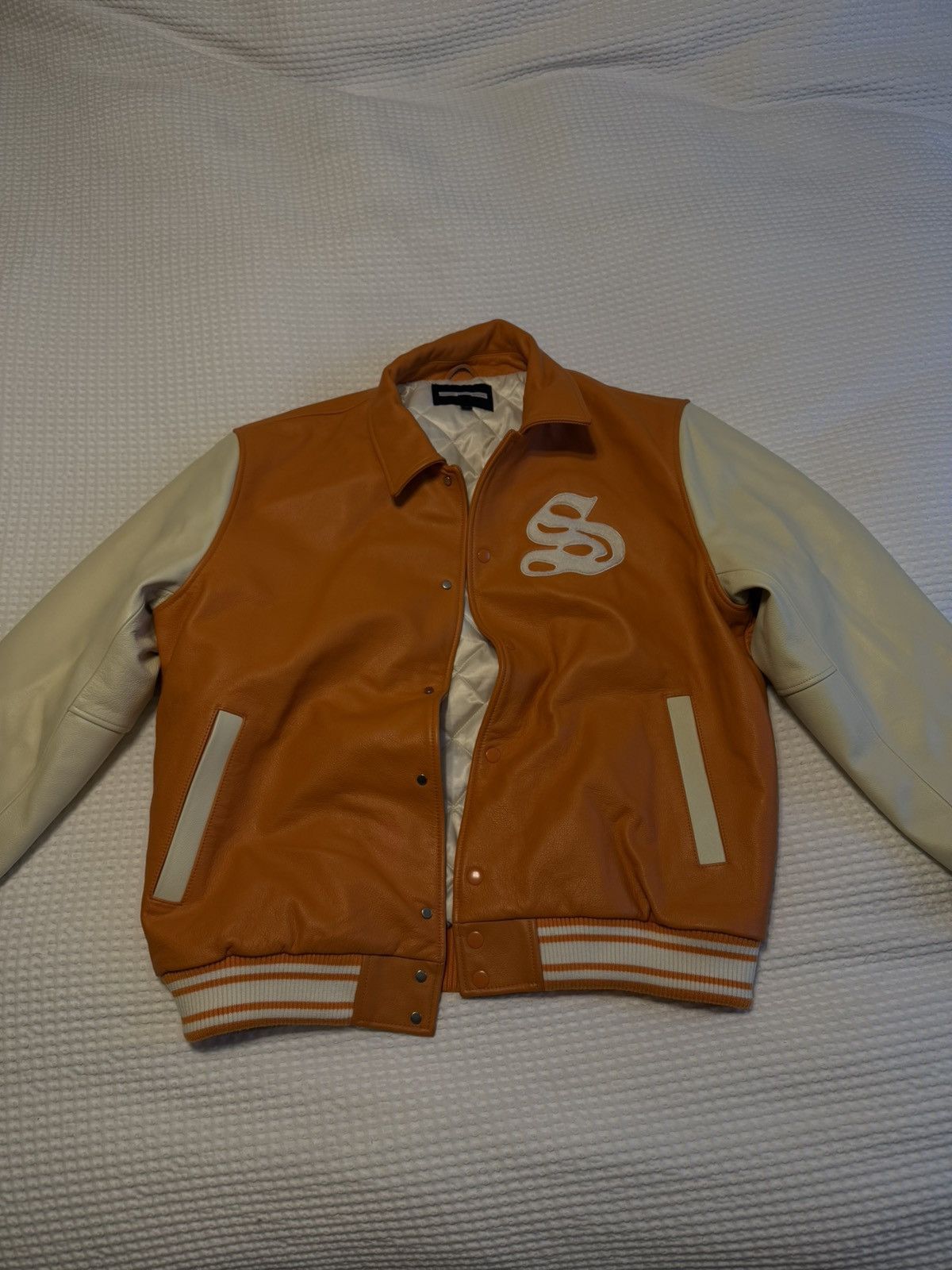 Sp5der Sp5der logo patch varsity orange Size US L / EU 52-54 / 3 - 1 Thumbnail