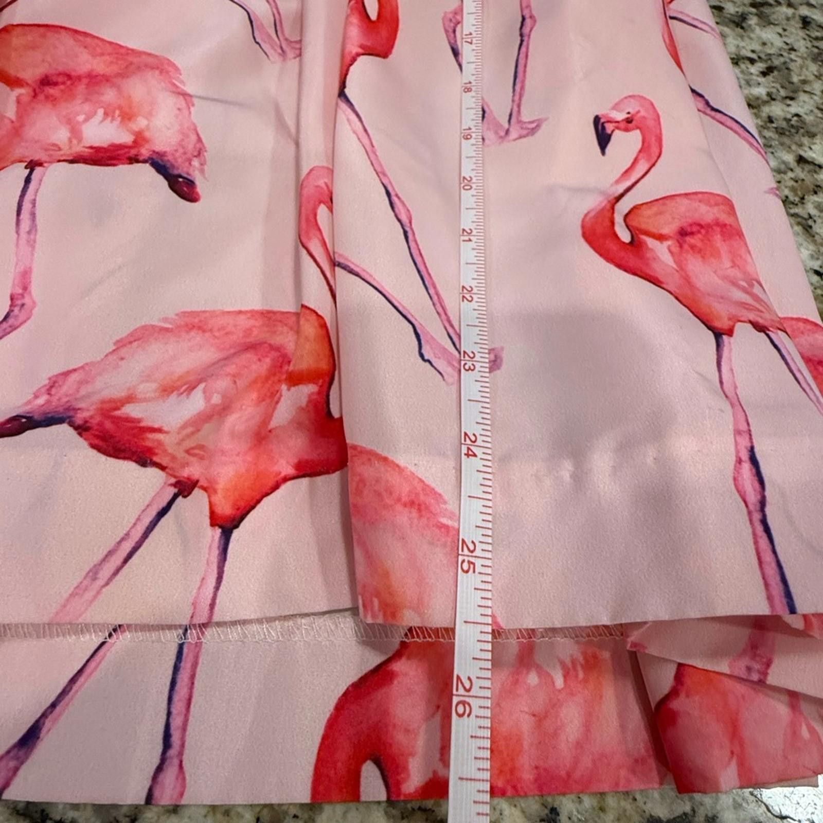 Other Party Skirts pink flamingo pleated full midi skirt SZ XS Size 26" / US 2 / IT 38 - 9 Thumbnail