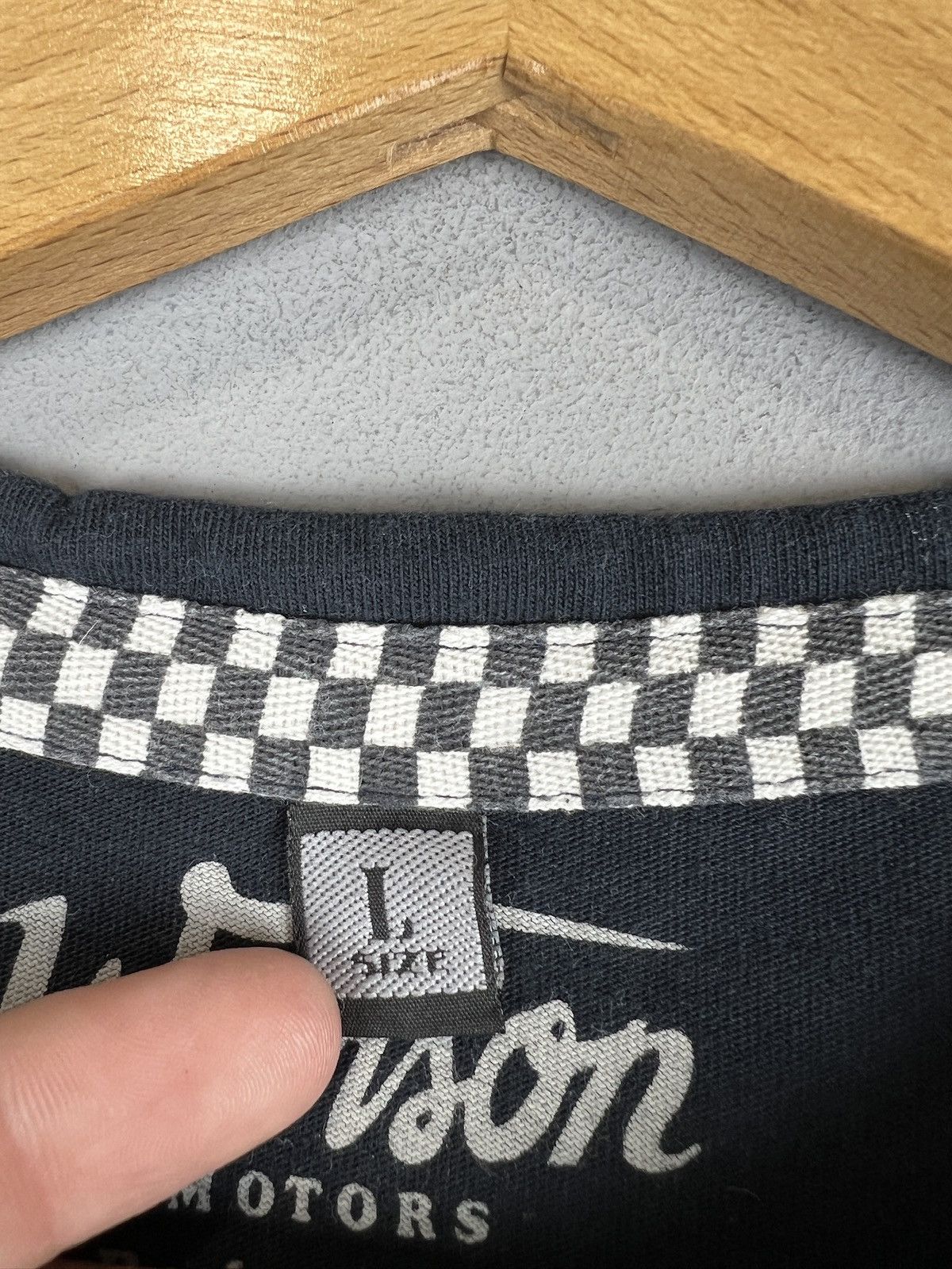 Vintage CRAZY Speed Wolf Racer 13 Legend Warson Motors tee Size US L / EU 52-54 / 3 - 4 Thumbnail