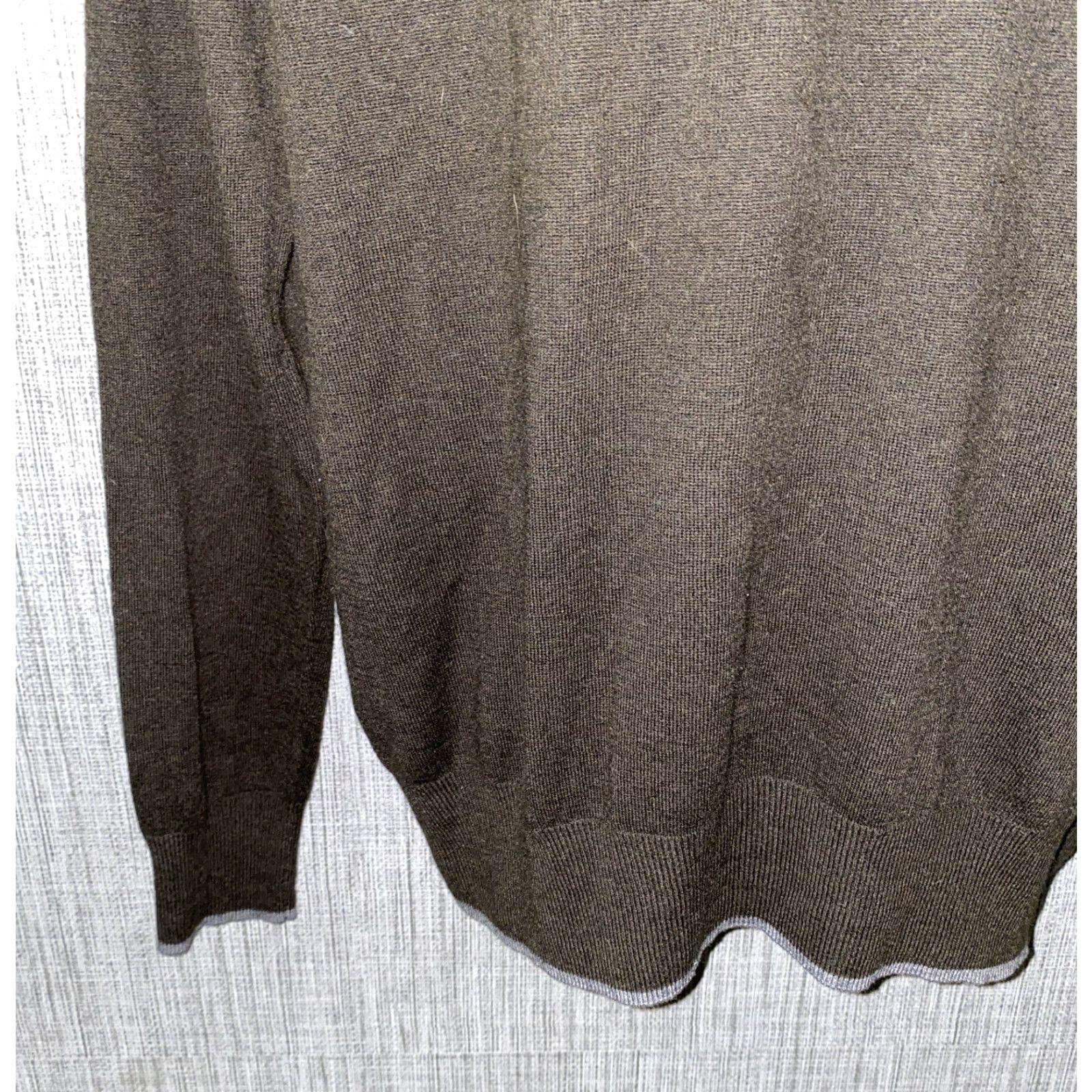 Vintage Elvstrom Mens Gray Wool Blend V-Neck Sweater Size 2XL Size US XXL / EU 58 / 5 - 3 Thumbnail