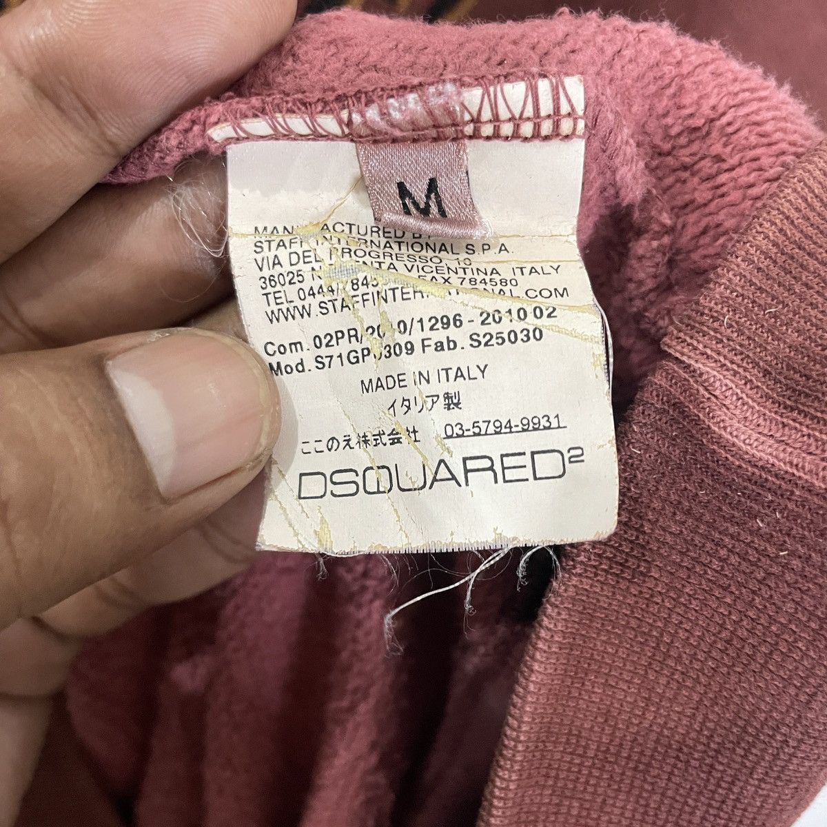 Dsquared2 Vintage Dsquared2 Big Logo Sweatshirt Size US L / EU 52-54 / 3 - 6 Thumbnail