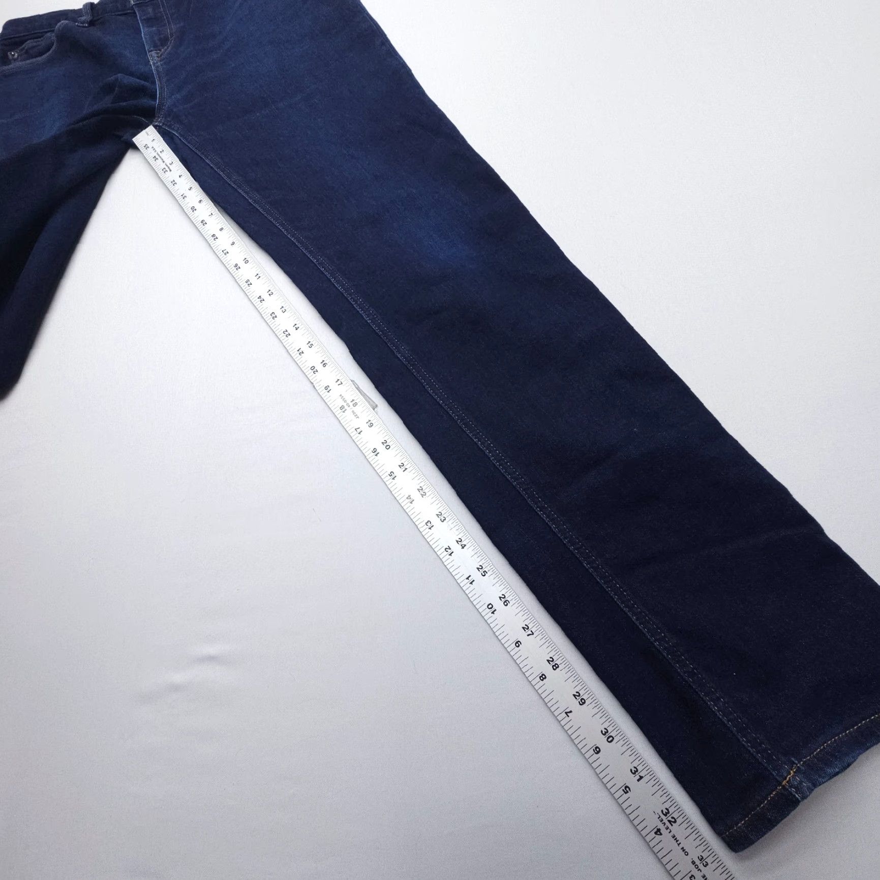 Banana Republic Banana Republic Jeans Slim Straight Denim Mens 33 x 34 Dark Wash 5-Pocket Stretch City USA Modern Comfort Size US 33 - 5 Thumbnail