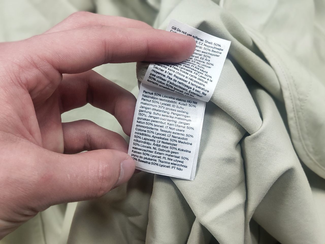 Cos Cos oversized voluminous car coat Light Green Trench Jacket Size M / US 6-8 / IT 42-44 - 16 Thumbnail