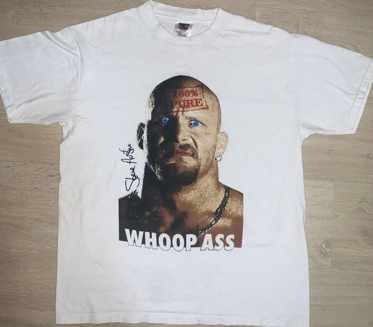 Other Vintage 90s WWF Stone Cold Steve Austin "Whoop Ass" PowerPro Size US L / EU 52-54 / 3 - 1 Thumbnail
