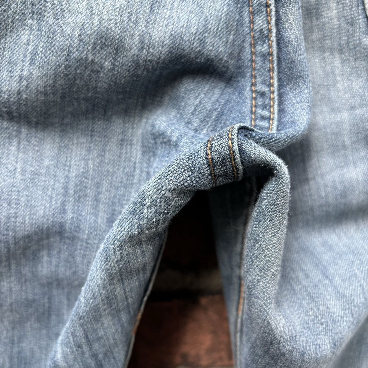 Levi's Levi's 504 Dirt Washed Blue Slim Fit Denim Jeans Size US 31 - 6 Thumbnail