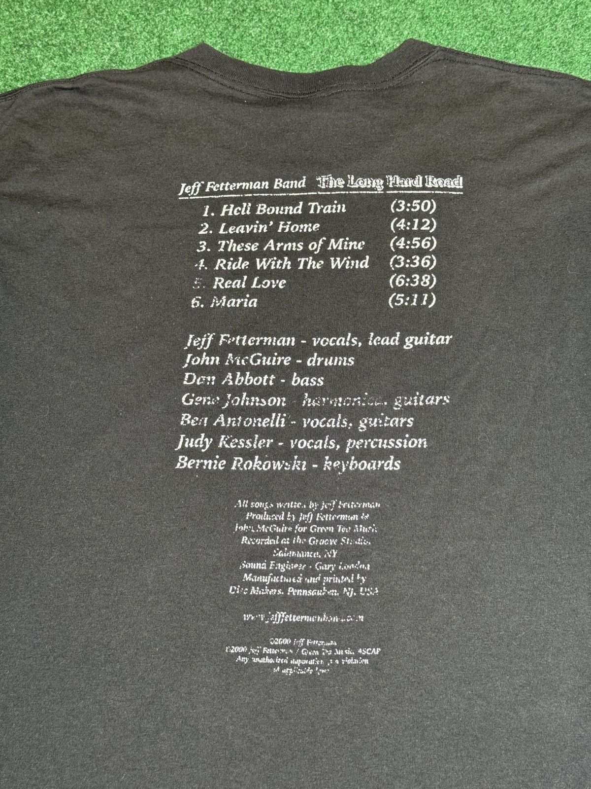 Fruit Of The Loom × Vintage Vintage Y2K John Fetterman Band Long Hard Road T Shirt Size US L / EU 52-54 / 3 - 5 Thumbnail