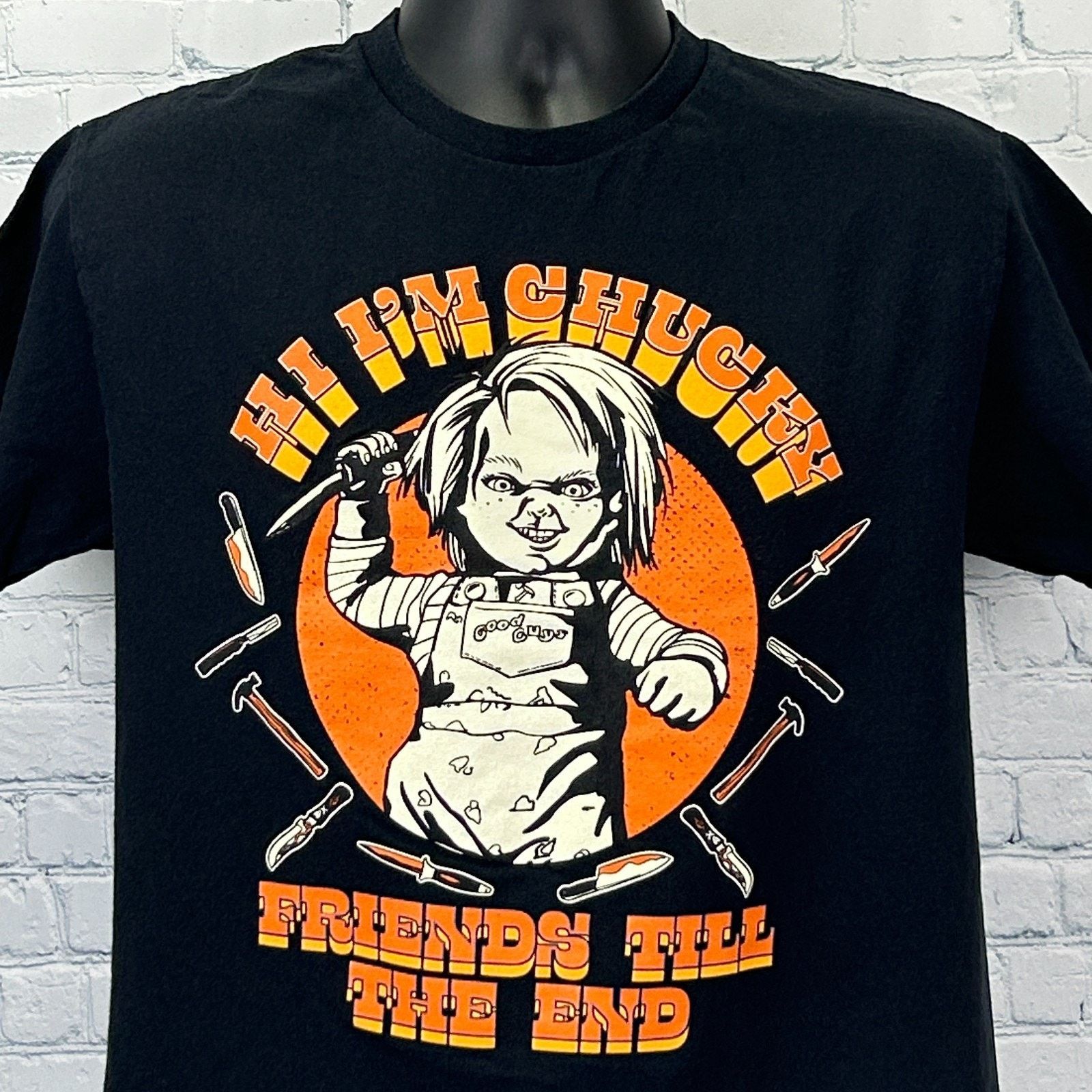 Other Chucky Friends Till The End T Shirt Black Childs Play Medium Size US M / EU 48-50 / 2 - 1 Thumbnail