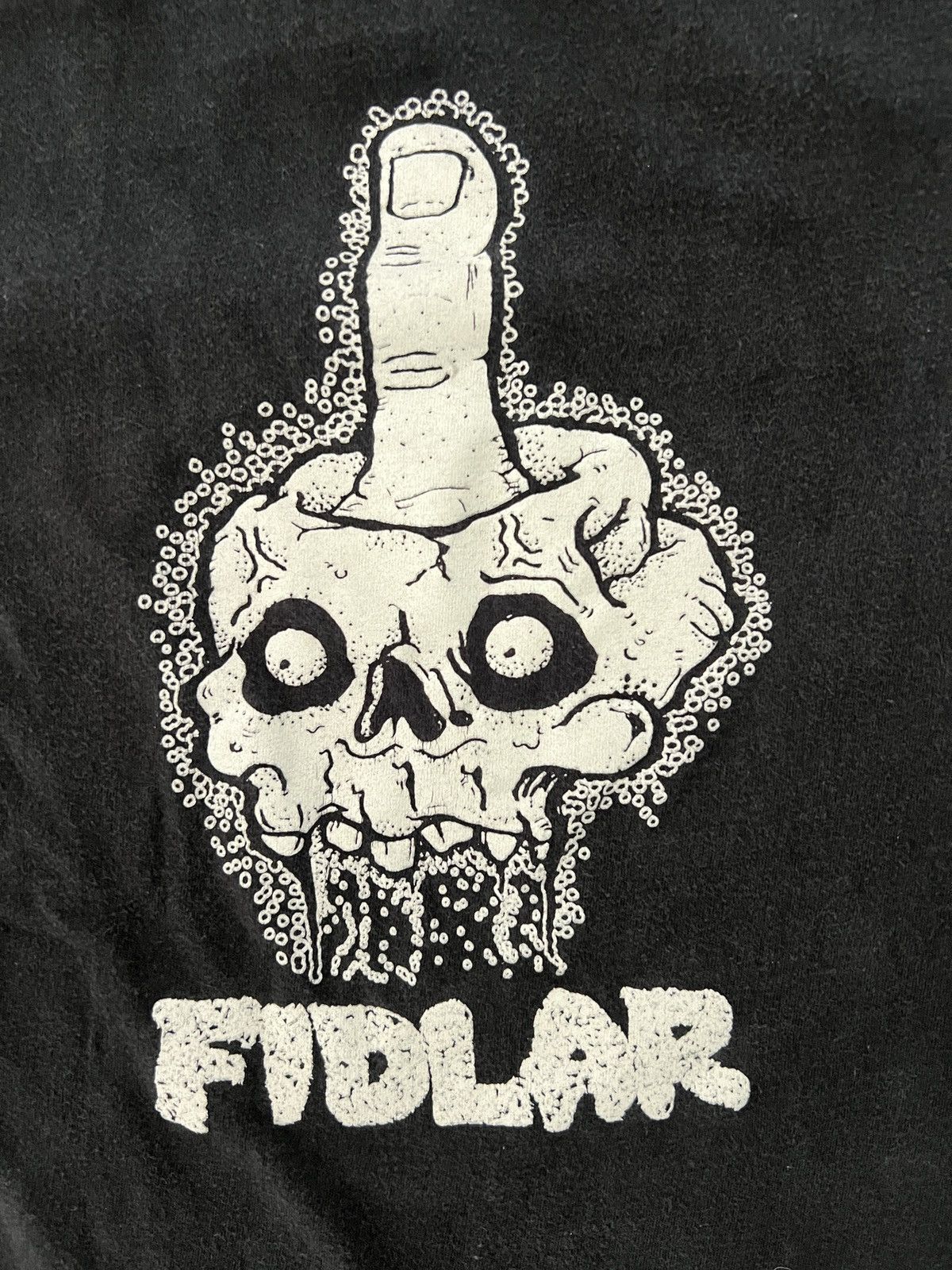 Gildan Fidlar Band Rare Graphic Skull Middle Finger Garage Surf Size US L / EU 52-54 / 3 - 2 Thumbnail