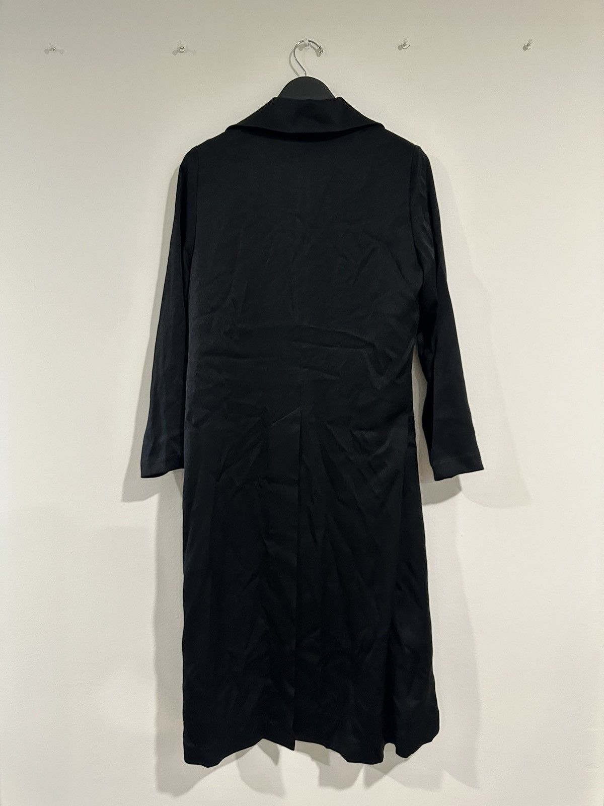 Vintage Allen Schwartz satin long jacket Size S / US 4 / IT 40 - 2 Thumbnail