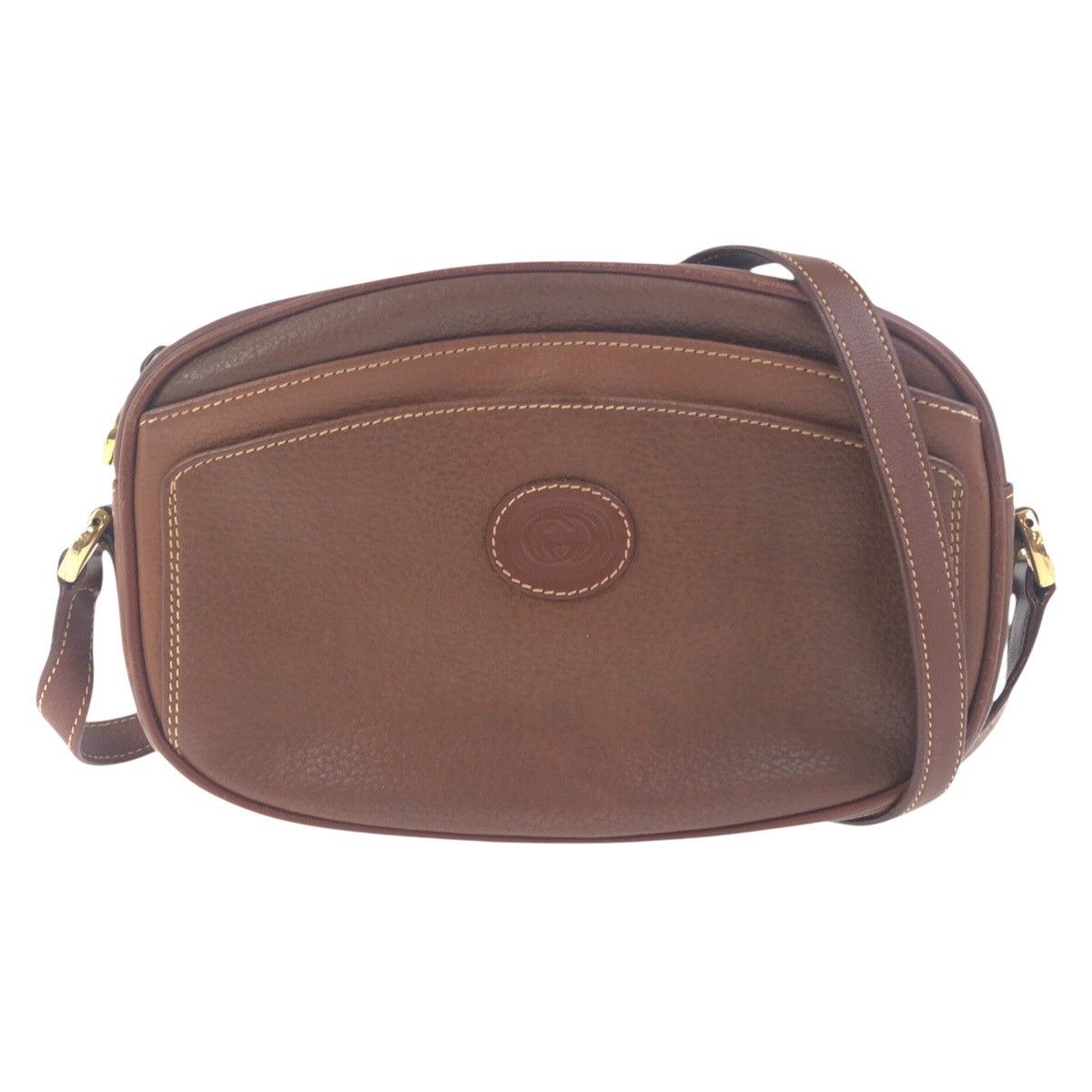 Gucci Gucci Gucci Old Gucci Leather Shoulder Bag Leather Shoulder Bag 0071130155 DUTY FREE for USA Size ONE SIZE - 1 Thumbnail