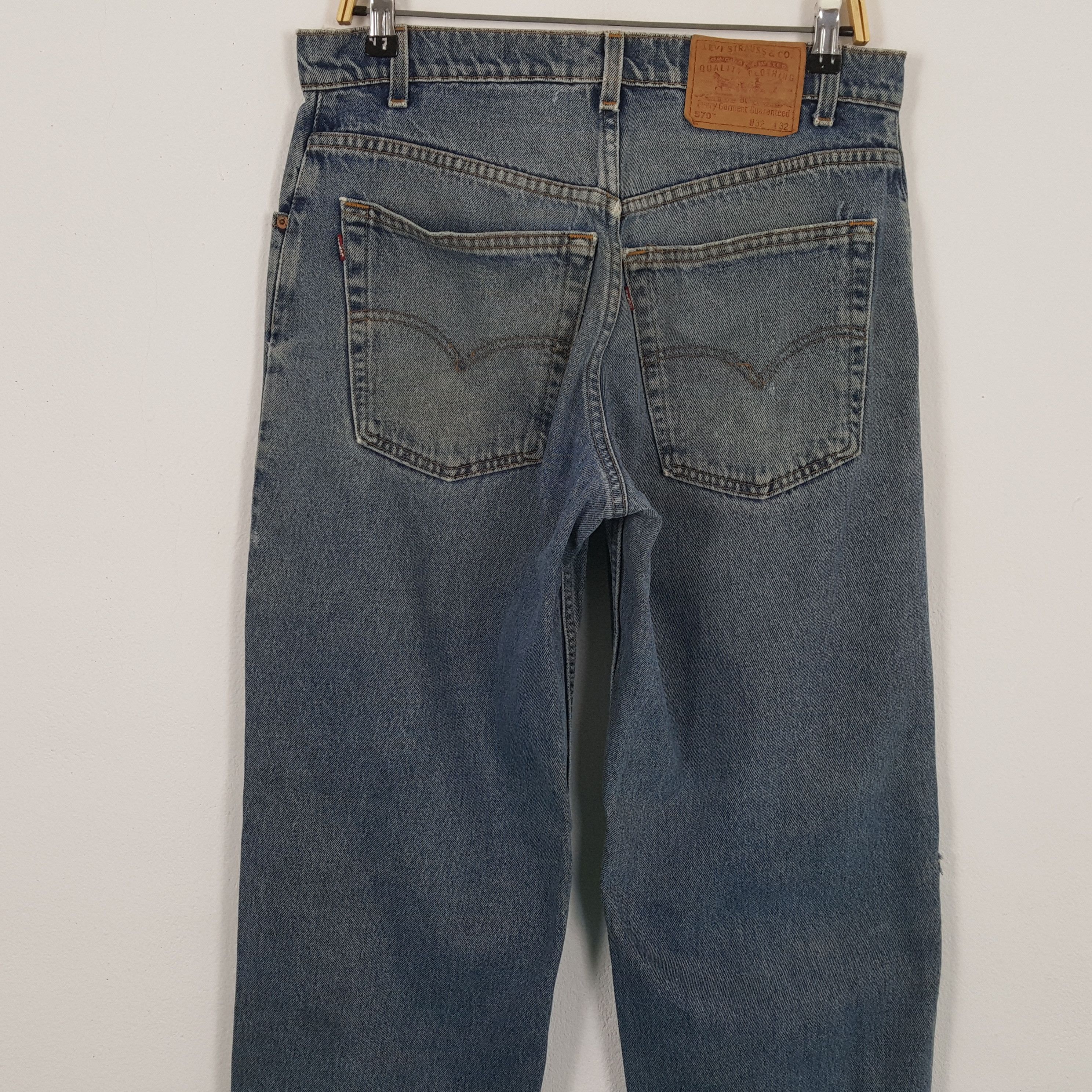Levi's × Vintage LEVIS Streetwear Rock Punk Style Distressed Jeans Size US 32 / EU 48 - 5 Thumbnail