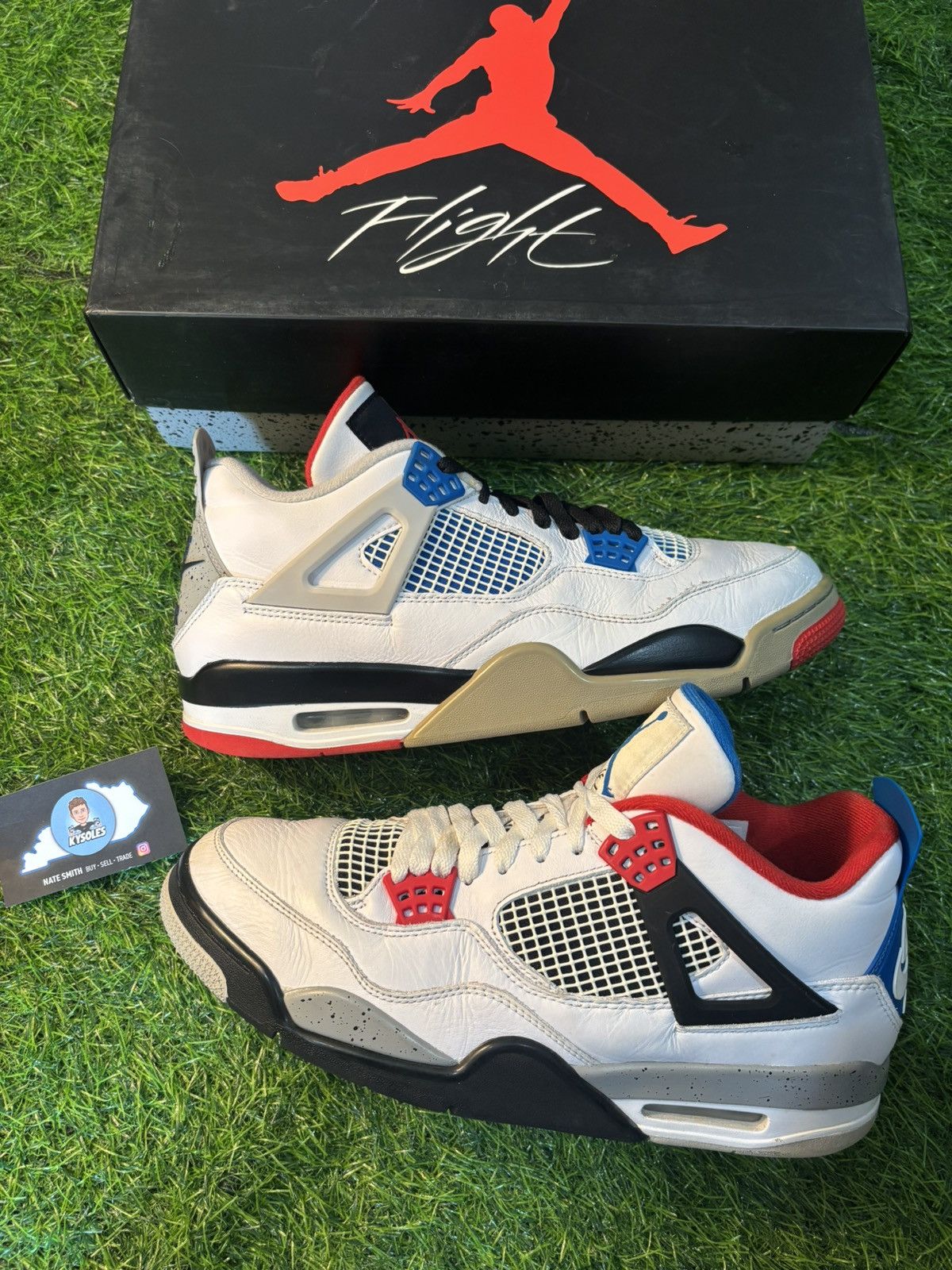Jordan Brand Jordan 4 “what the “ Size US 11.5 / EU 44-45 - 1 Thumbnail