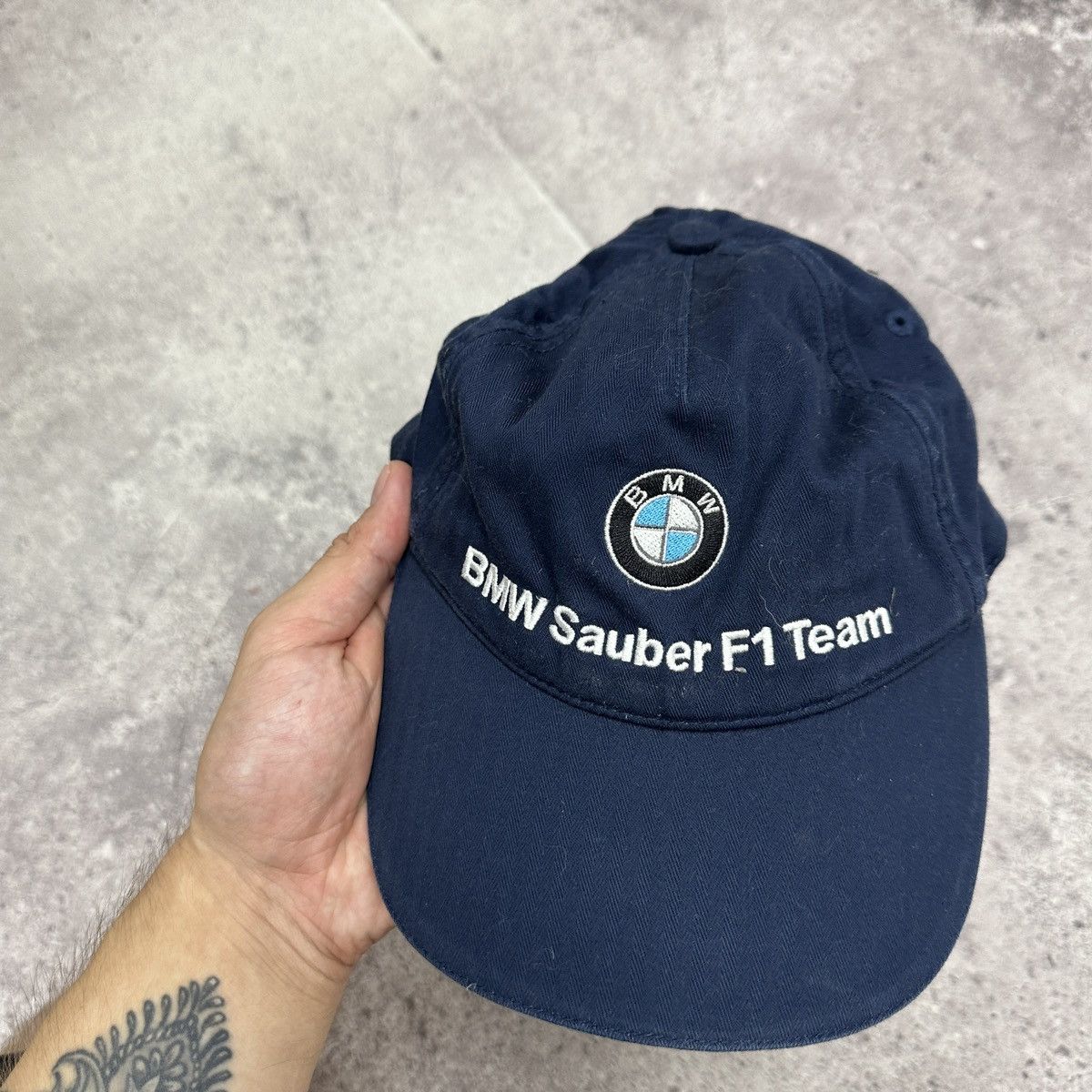 BMW Vintage 00s BMW Sauber F1 Racing Grand Prix Formula 1 cap Size ONE SIZE - 3 Thumbnail