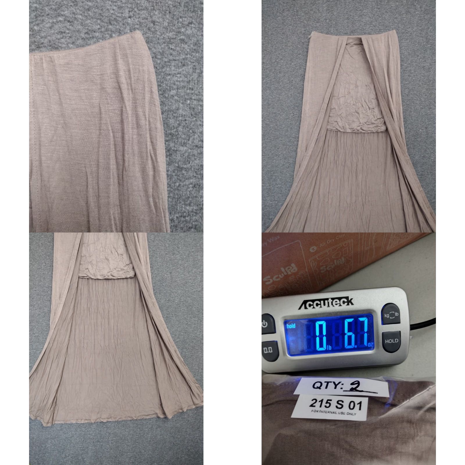 Vintage Codigo Women's Skirt Maxi Wrap Around S Brown Rayon Spandex Solid bohemian Logo Fall Summer Spring Casual Travel Women's Shirt? Size 28" / US 6 / IT 42 - 8 Thumbnail