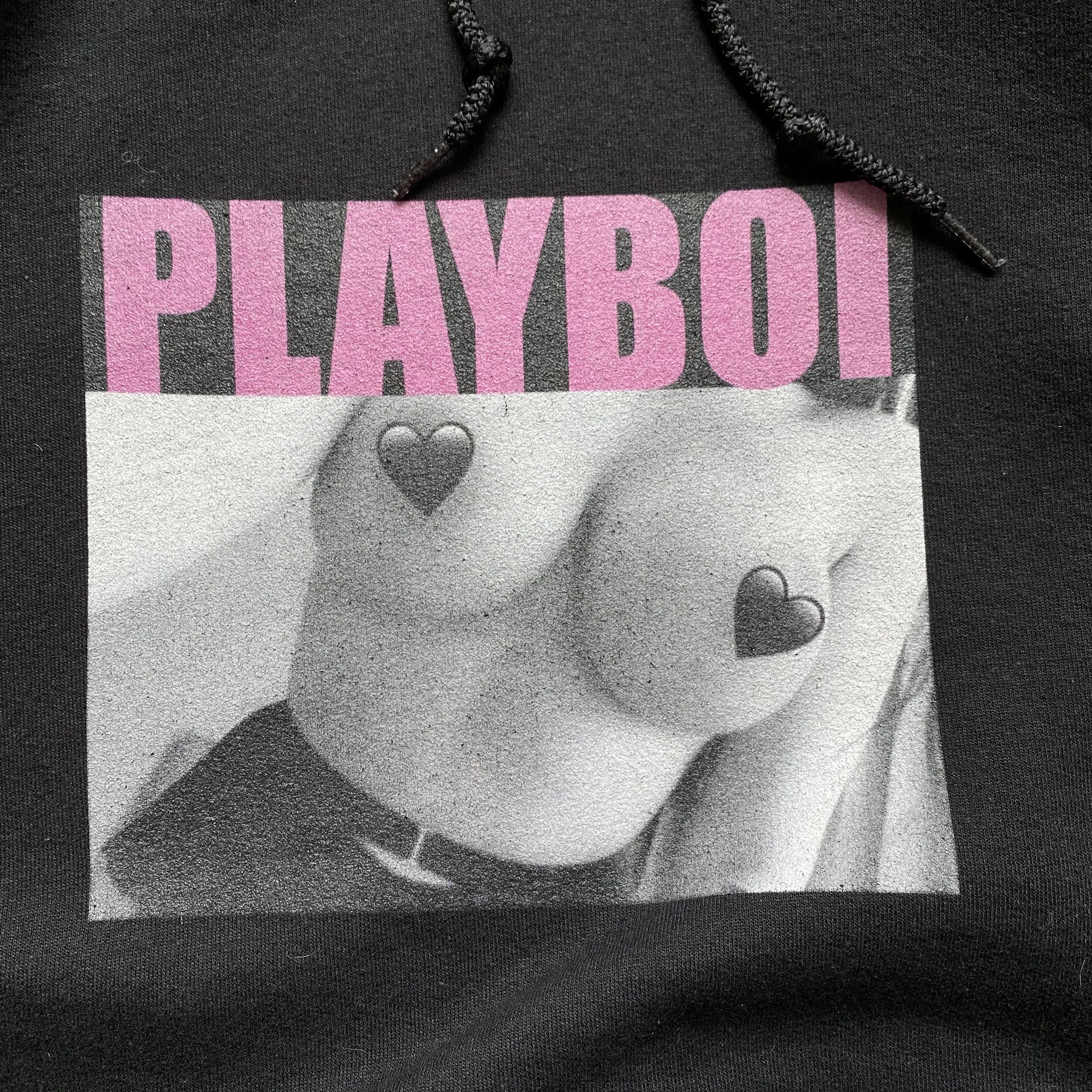 Sex Skateboards 🔞 Y2K Playboy Hoodie Tits center logo skateboard Sex girl Size US L / EU 52-54 / 3 - 6 Thumbnail