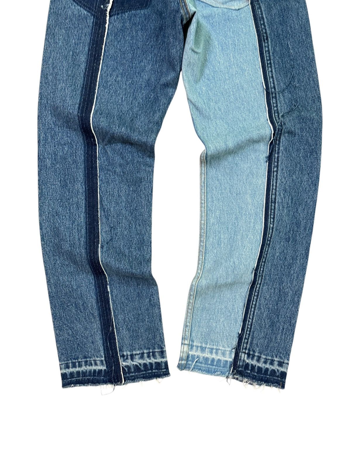 Hysteric Glamour Reconstructed Two Tone Denim Release Hem Size US 26 / EU 42 - 13 Thumbnail