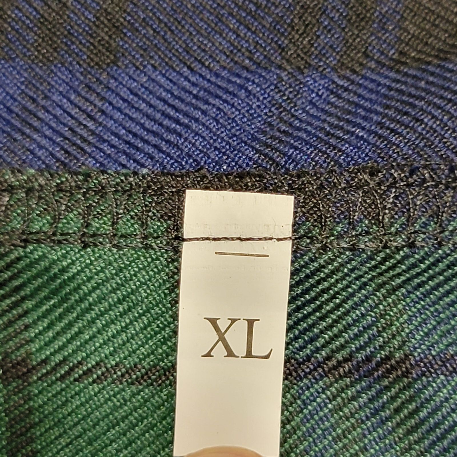 Other Men's Heavy Tartan Utility Kilt Green & Blue - Size XL Size 40" / US 18 - 5 Thumbnail