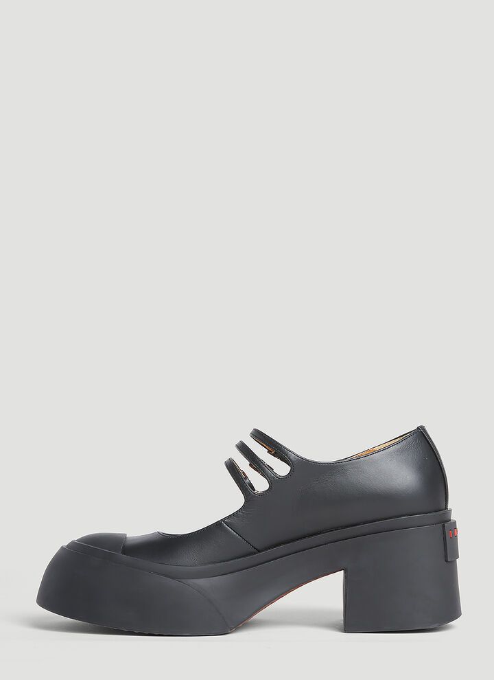 Marni o1w1db11125 Triple Buckle Mary Jane Shoes in Black Size US 10 / IT 40 - 4 Thumbnail
