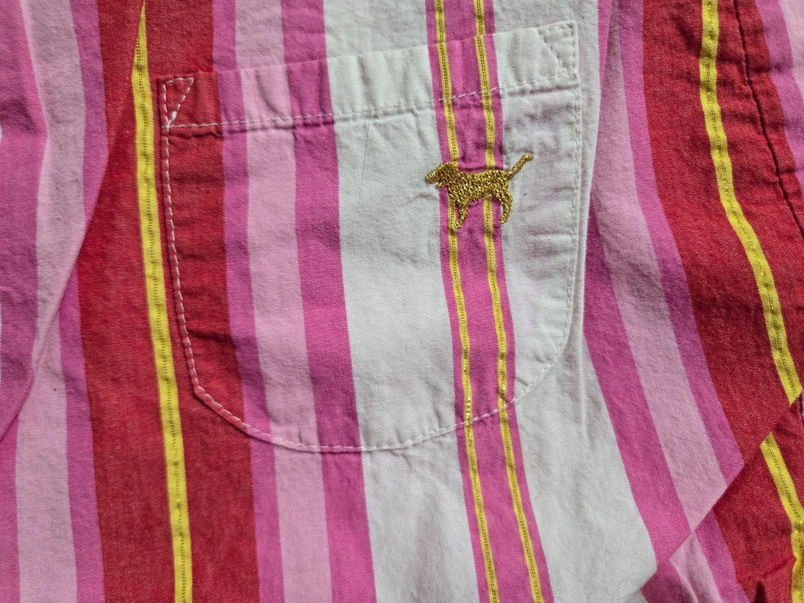 Designer Victorias Secret PINK Vintage Lounge Pants Capri M EUC RARE Size 32" / US 10 / IT 46 - 7 Thumbnail