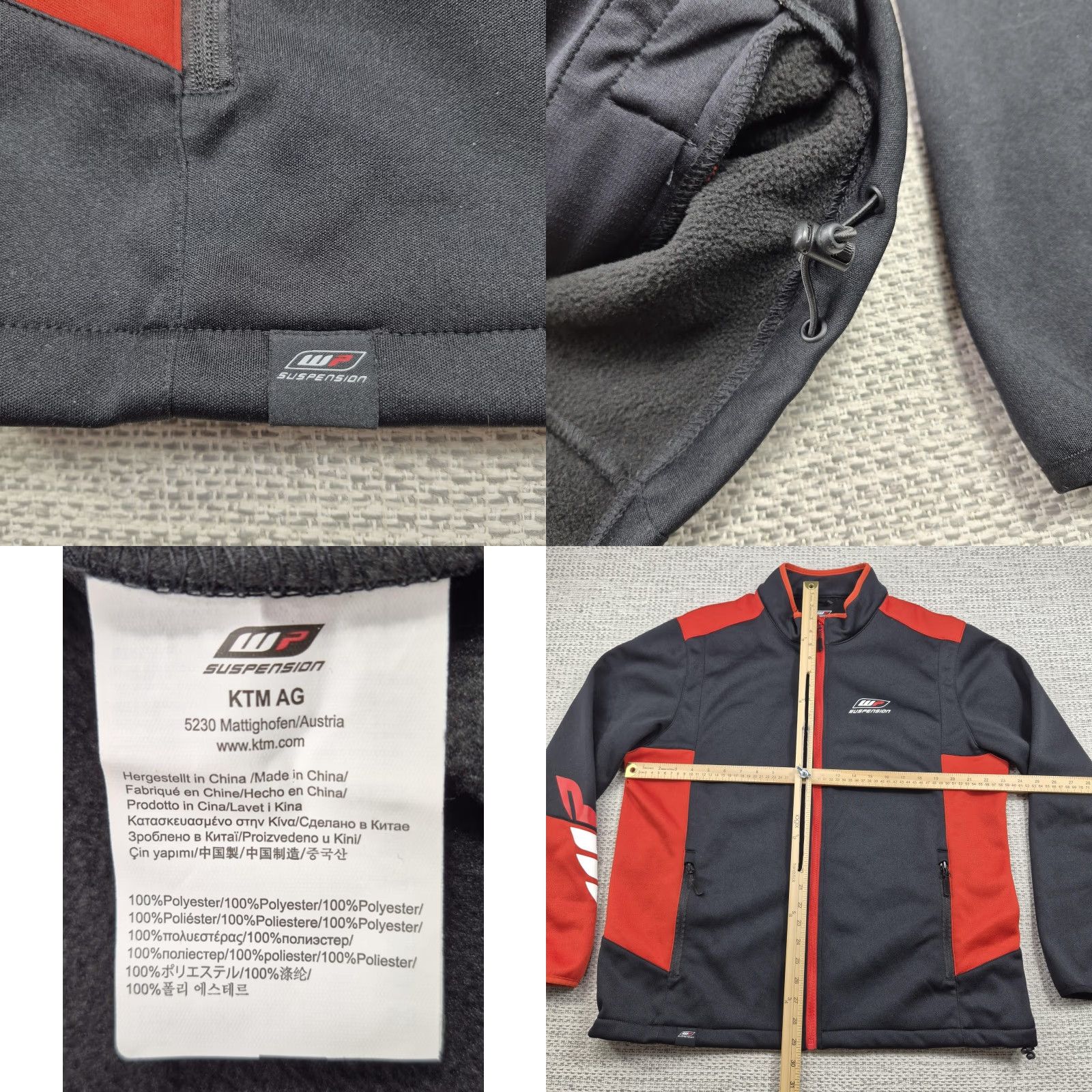Vintage KTM AG WP Suspension Jacket Mens 2XL Softshell Full Zip Motorcycle Racing MX Size US XXL / EU 58 / 5 - 8 Thumbnail