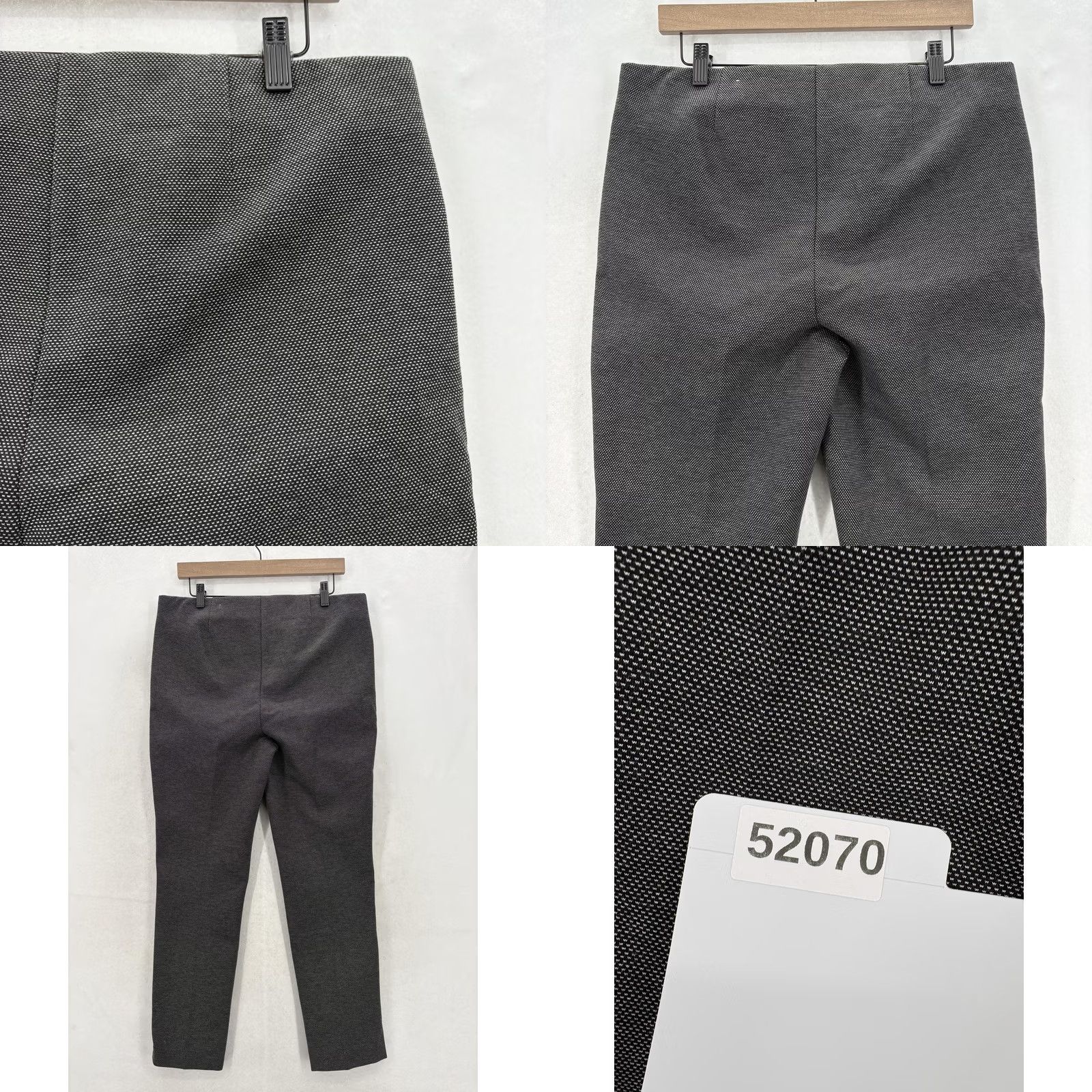 Vintage Chico's So Slimming 360 Juliet Ankle Pants Womens 2 Black White Dash Stretch NWT Size 34" / US 12 / IT 48 - 9 Thumbnail