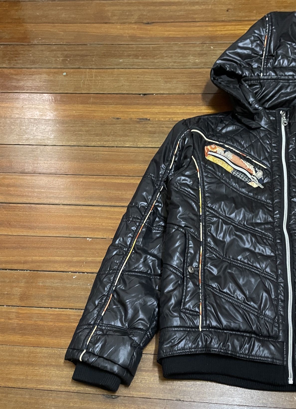 Japanese Brand × Vintage Very Rare Design Vintage Japanese Brand Hoodie Puffer 1990s Size US M / EU 48-50 / 2 - 5 Thumbnail