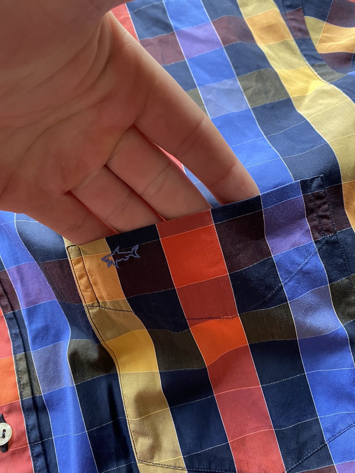 Paul & Shark Paul & Shark Yachting Geometric Shirt Button Made in Italy Size US XL / EU 56 / 4 - 10 Thumbnail