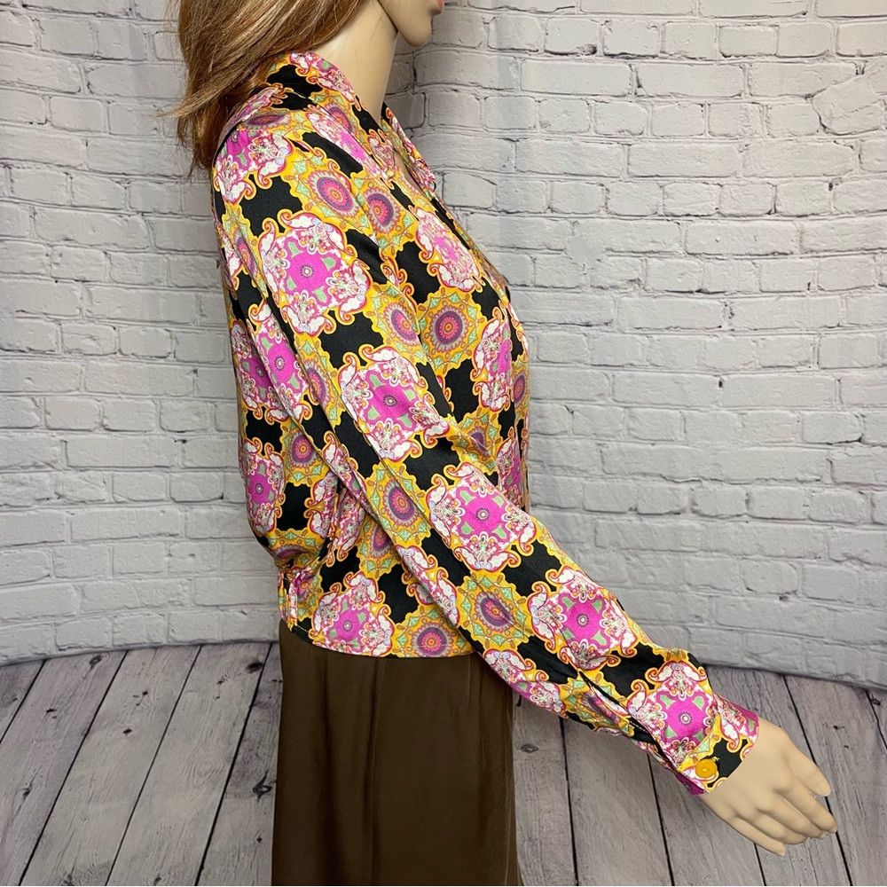 Haute Hippie NWT New Haute Hippie Boho Long Sleeve Blouse Size S Size S / US 4 / IT 40 - 3 Thumbnail