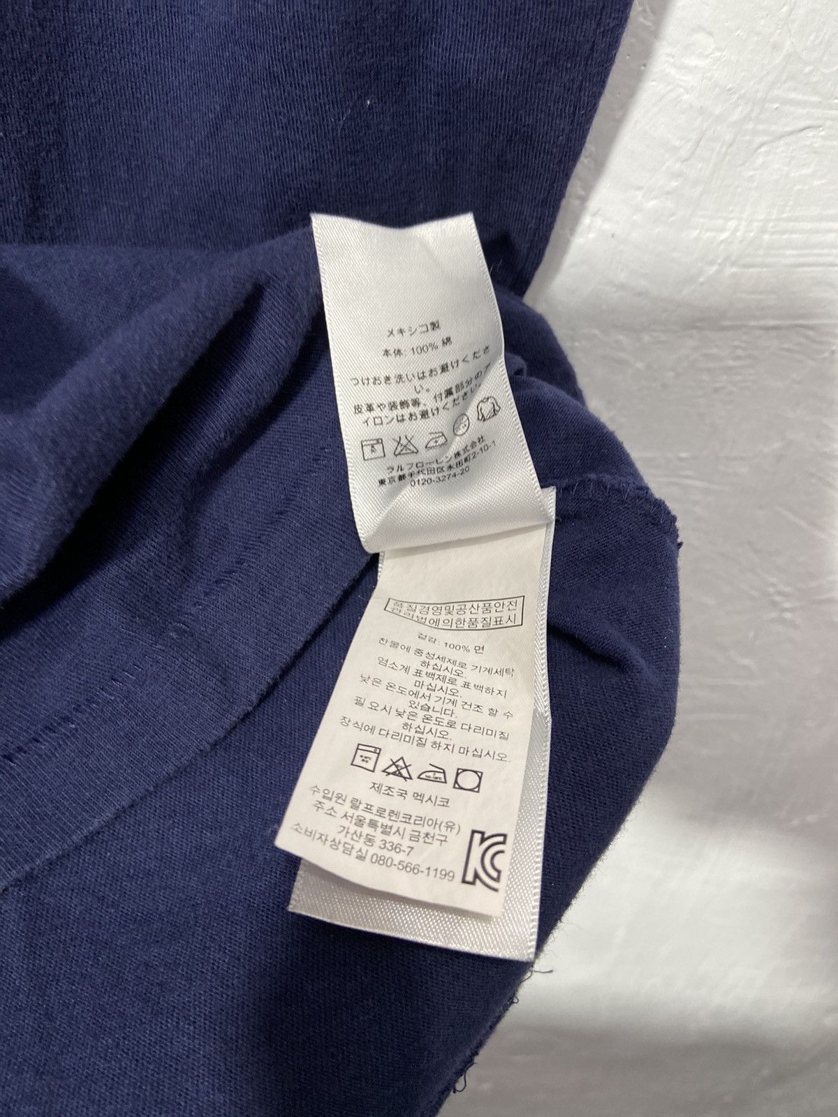 RRL Ralph Lauren Denim & Supply Ralph Lauren American Flag Tshirt Navy Size US L / EU 52-54 / 3 - 10 Thumbnail