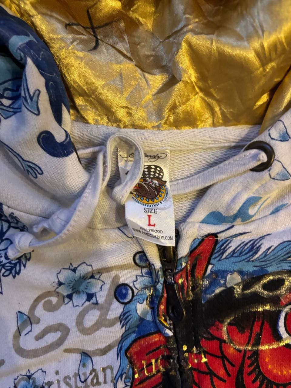 Ed Hardy Vintage Ed Hardy hoodie Size L / US 10 / IT 46 - 2 Thumbnail