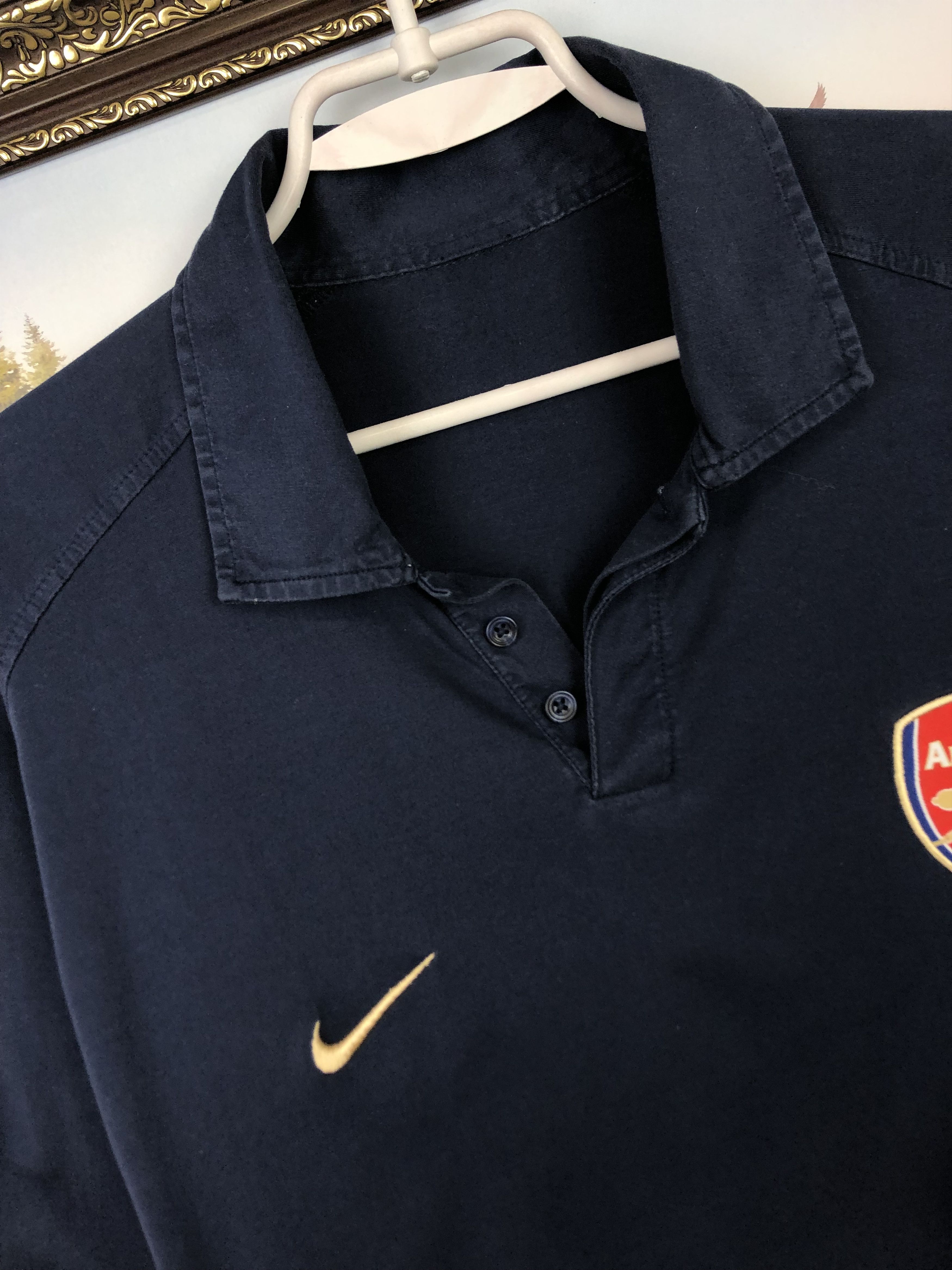 Nike Vintage Nike Arsenal o2 Football Shirt Soccer Train Polo Size US XL / EU 56 / 4 - 5 Thumbnail