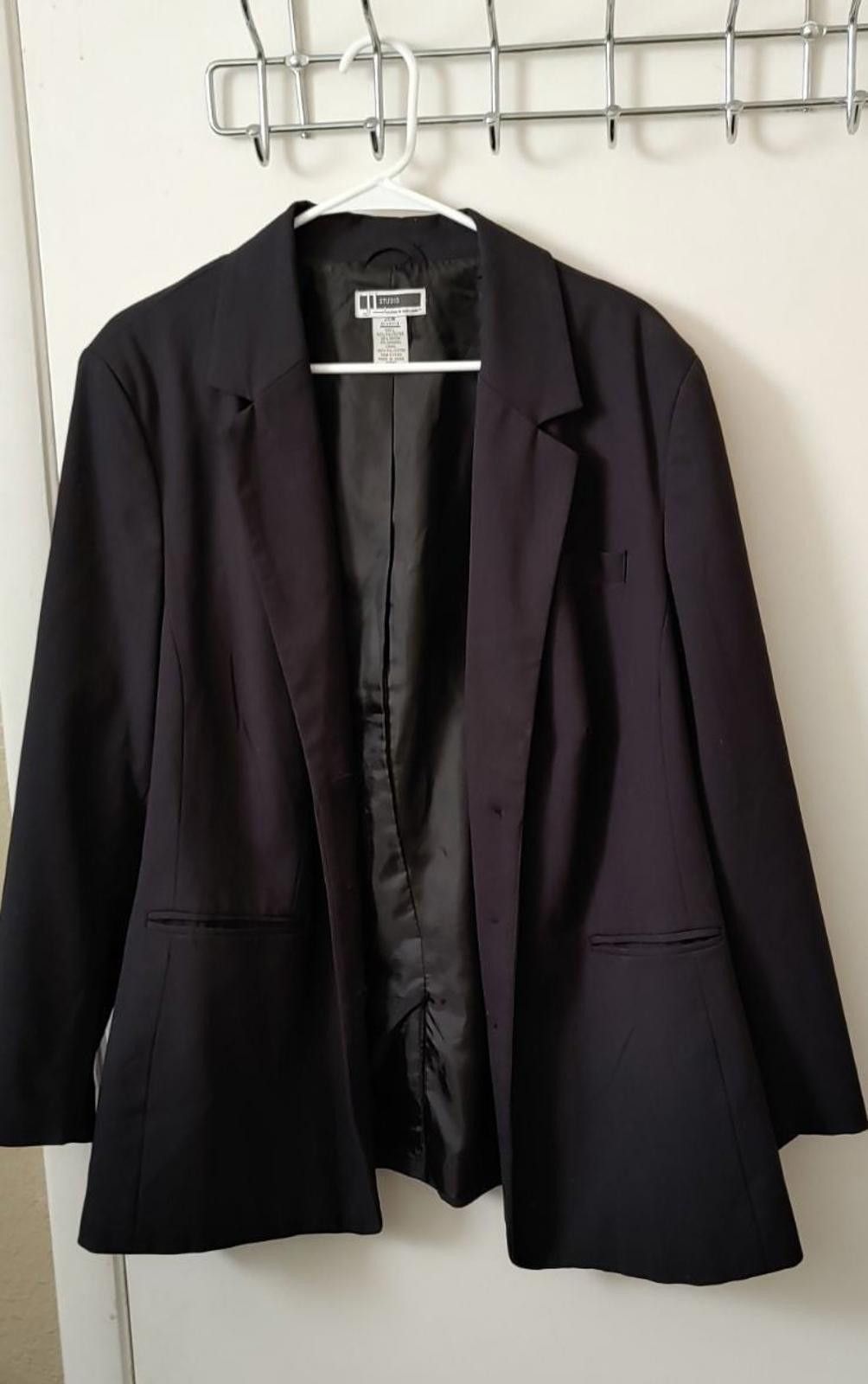 Other Chic JL Studio Exclusively For Jessica London Black Blazer Size XXL / US 16-18 / IT 52-54 - 9 Thumbnail