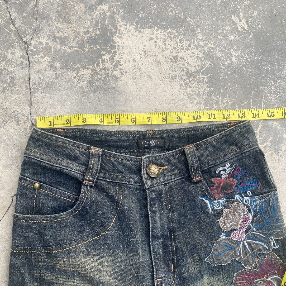 Japanese Brand × Kapital × Tornado Mart CAROUGE Floral Embroidery Flare Size US 27 - 10 Thumbnail