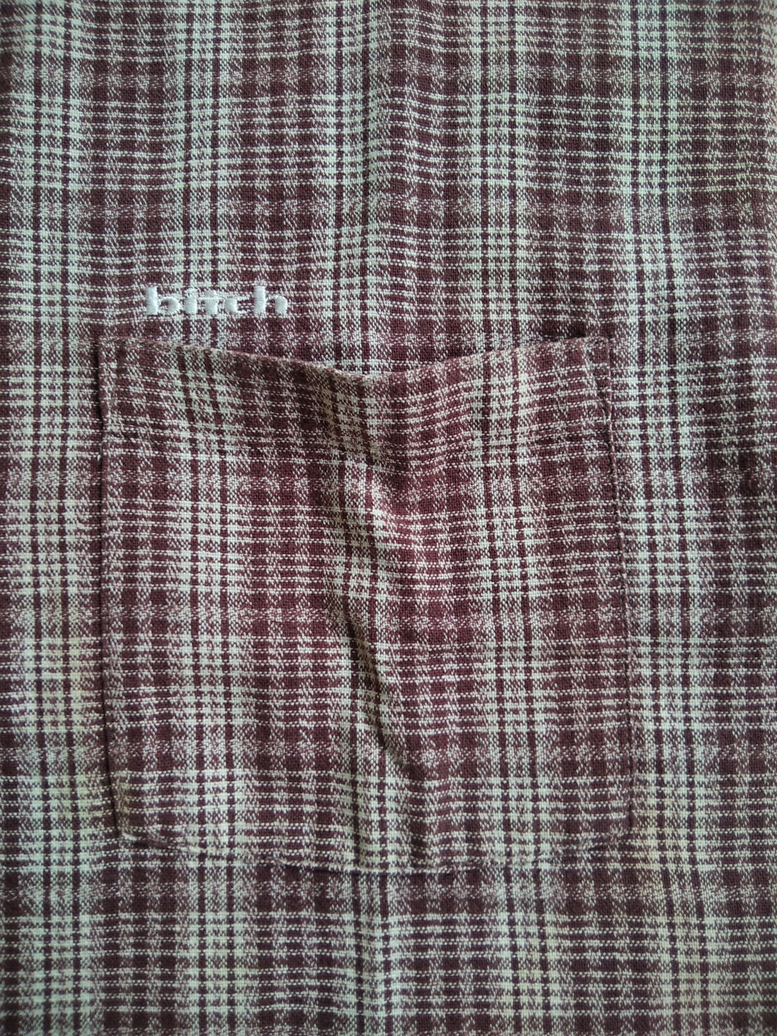Girl Skateboards × Vintage VTG 90s Bitch Skateboard Half Zip Croped Boxy Shirt Size US L / EU 52-54 / 3 - 3 Thumbnail