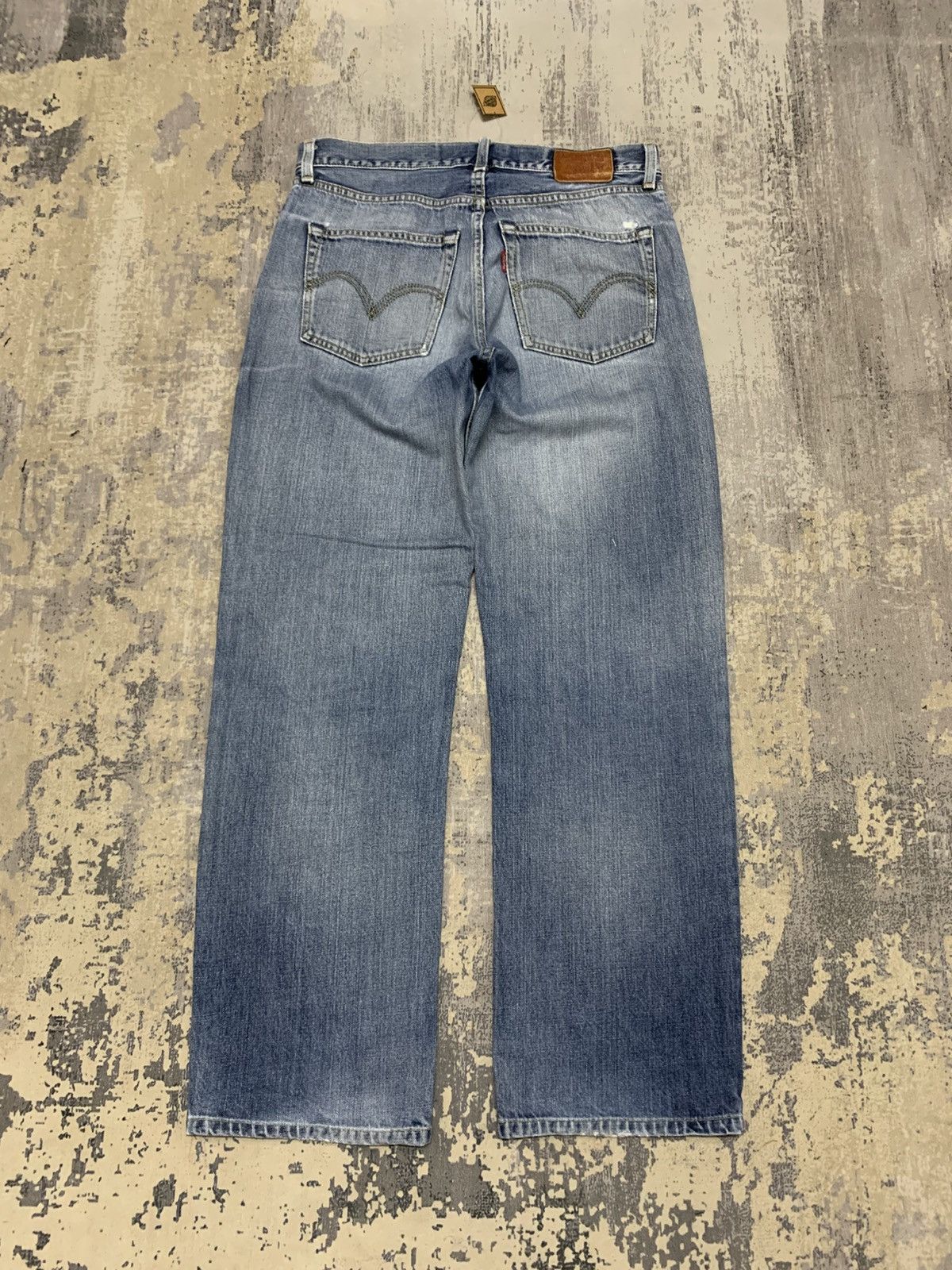 Levi's Levi's 502 Baggy Blue Wash Distressed Jeans W32x30 Size US 32 / EU 48 - 7 Thumbnail