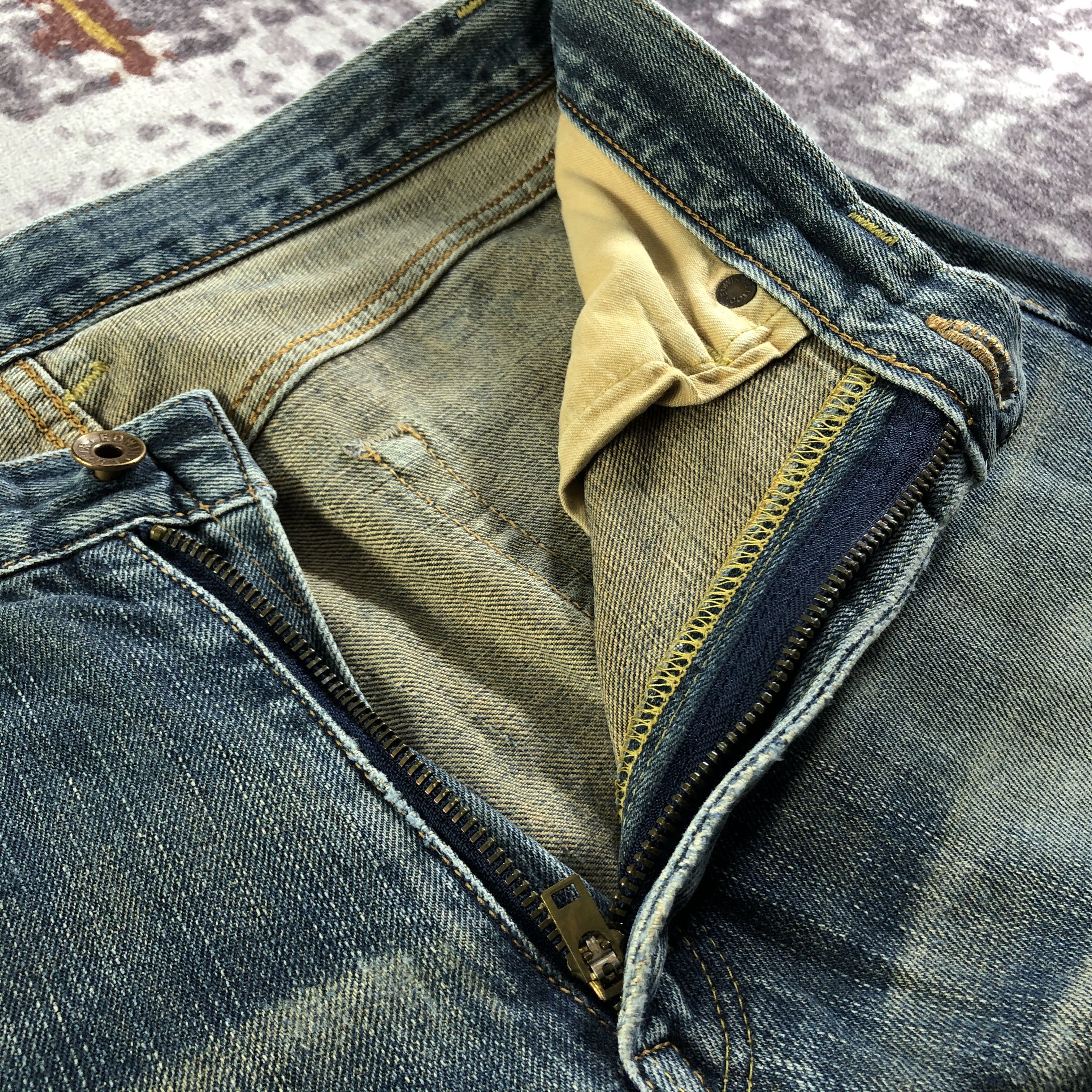Vintage Blue Wash Edwin 505 Selvedge Jeans-JM3617