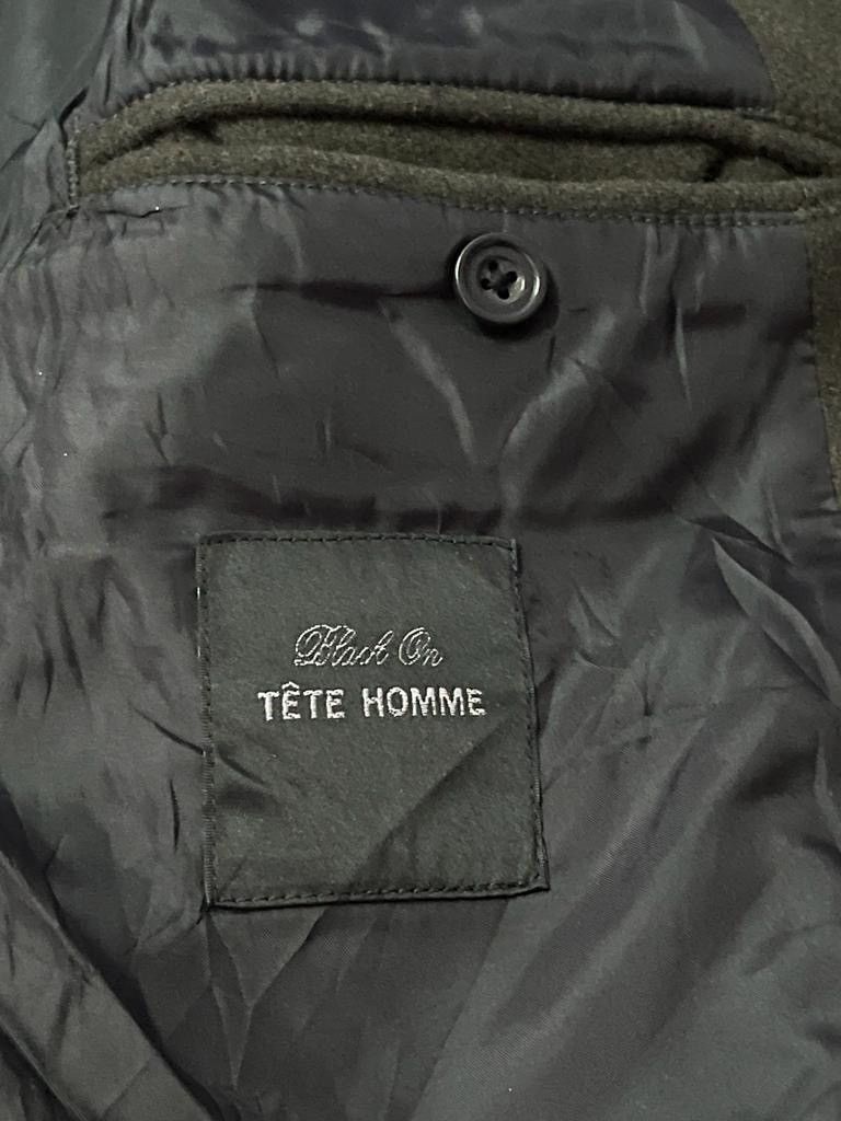 Tete Homme Issey Miyake by Tete Homme Wool Long Coat Size US M / EU 48-50 / 2 - 13 Thumbnail