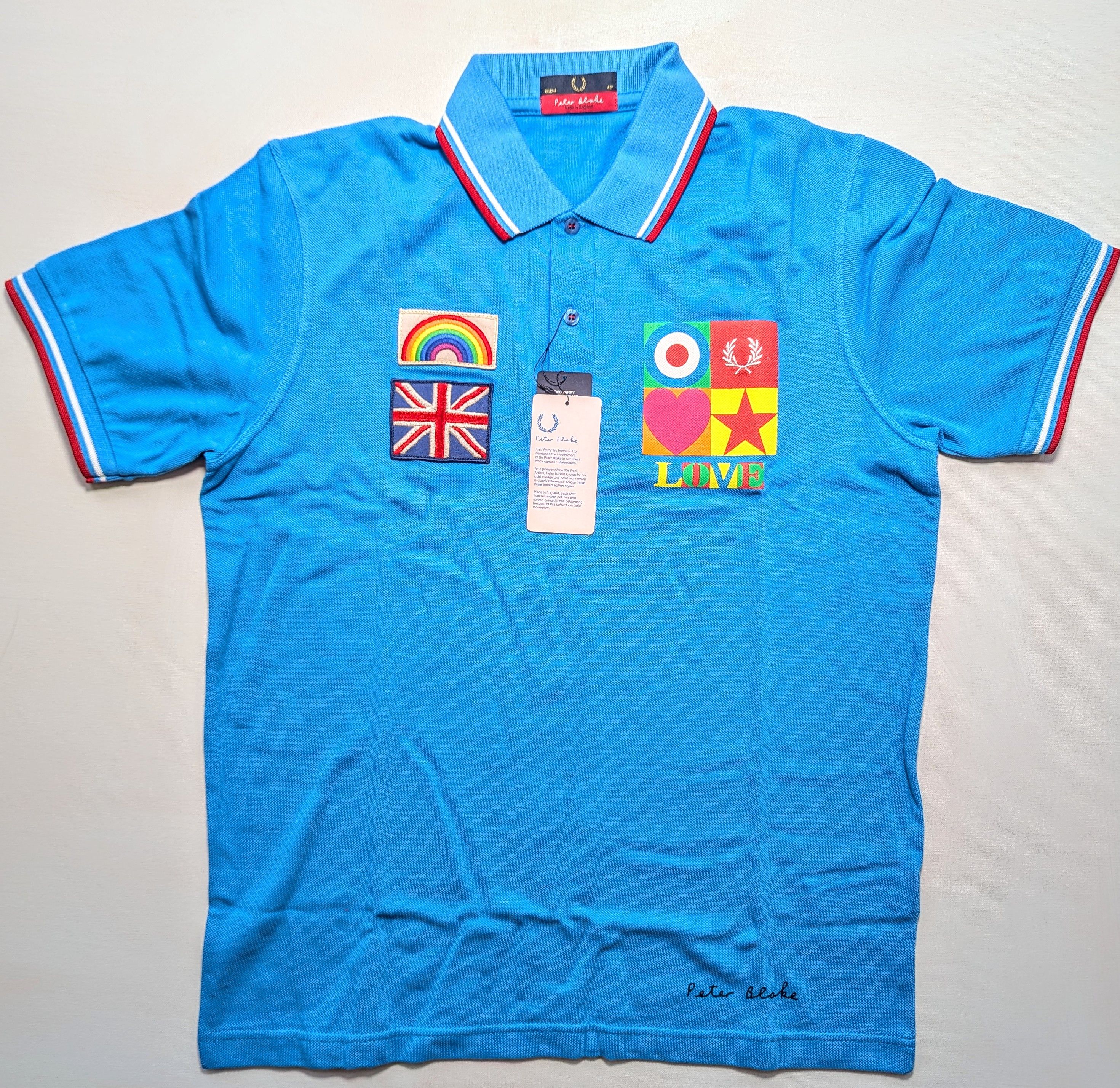 Fred Perry FRED PERRY/PETER BLAKE POLO Size US XS / EU 42 / 0 - 1 Thumbnail